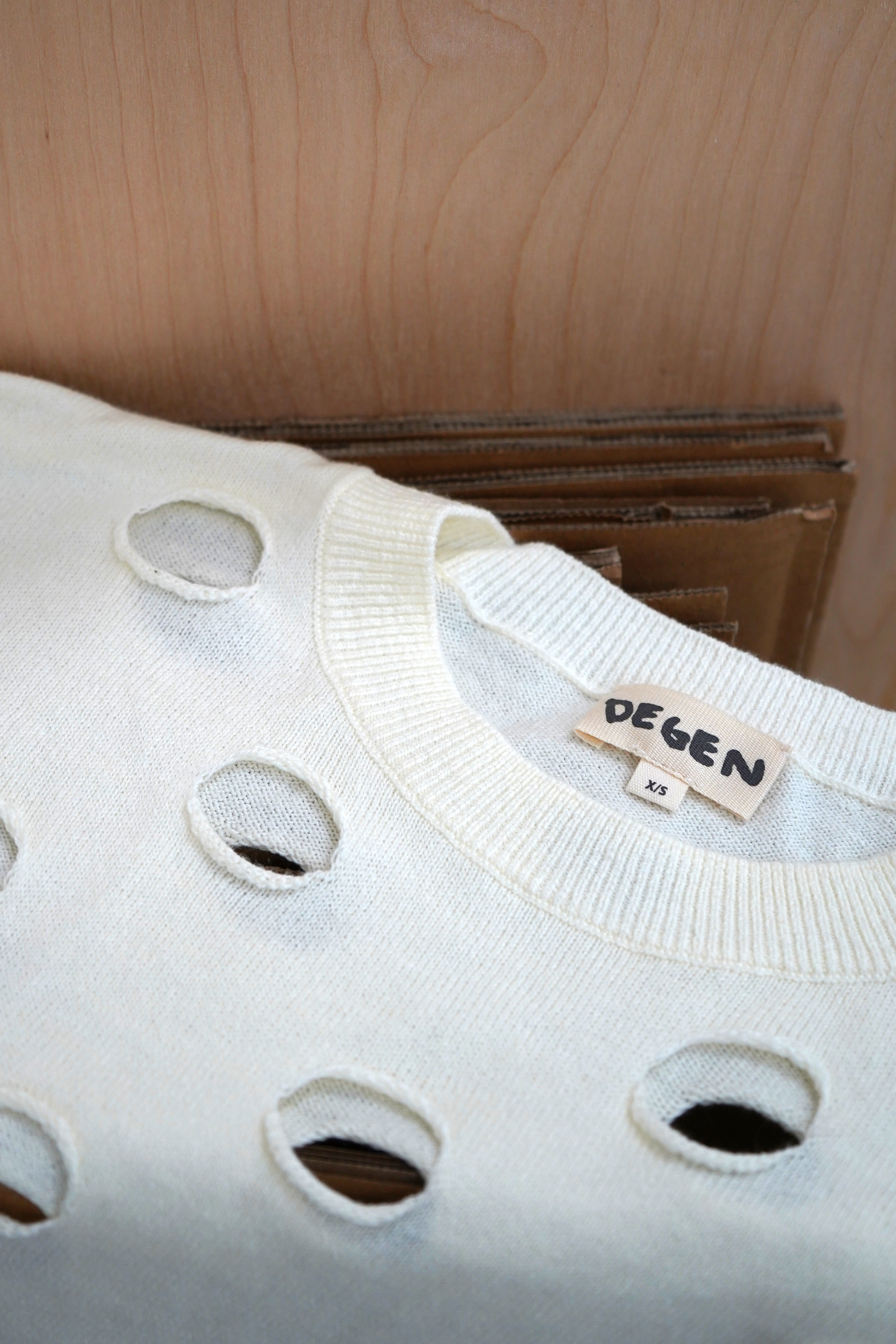 Cloud Cotton Bind Off Sweater Tee