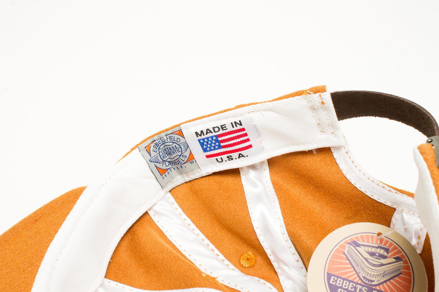 PRESALE Ebbets Field Vintage Wool Cap- Orange