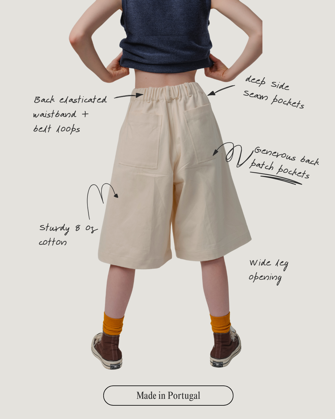 Indigo Denim Woven Short