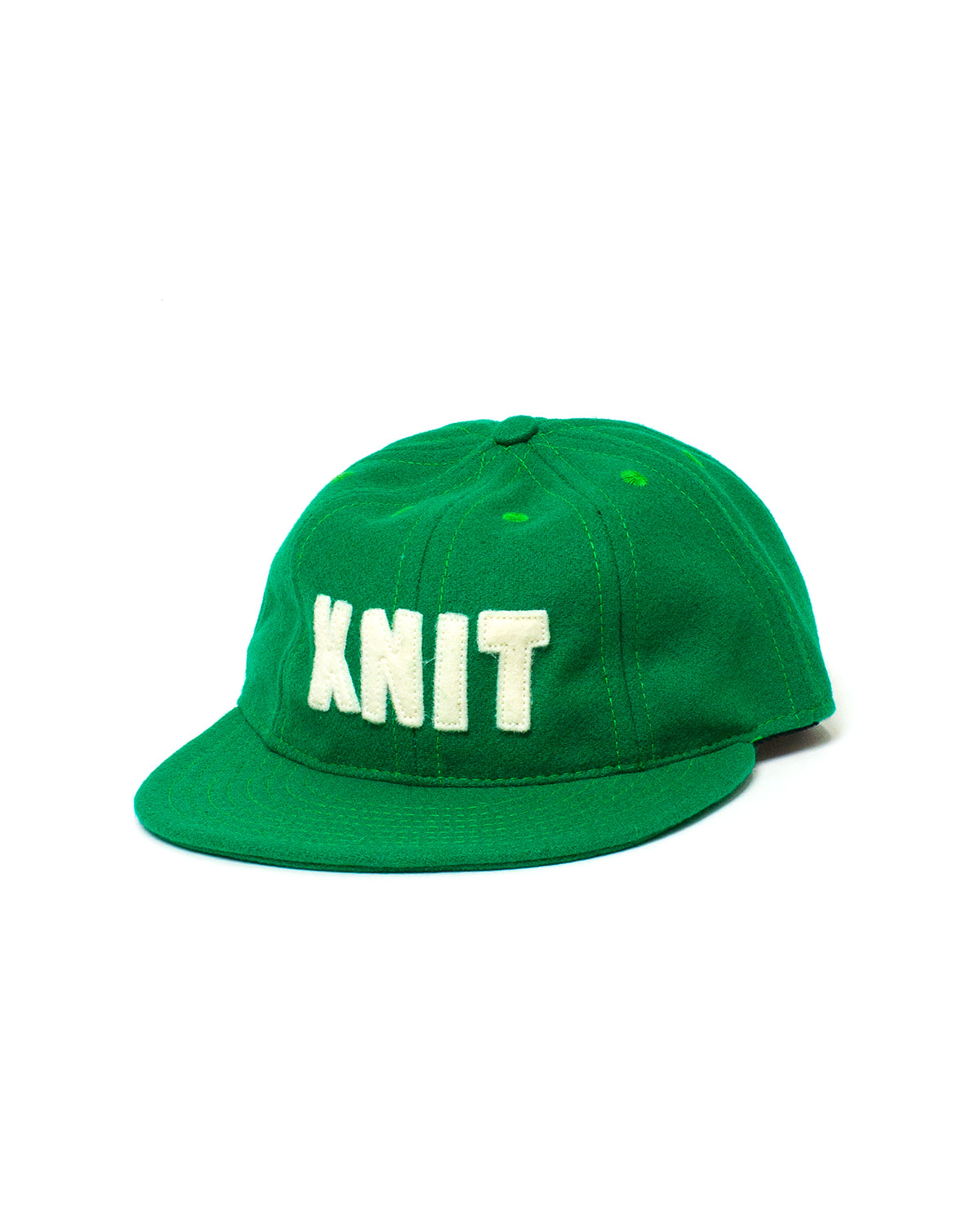 KNIT Vintage Wool Cap - Green