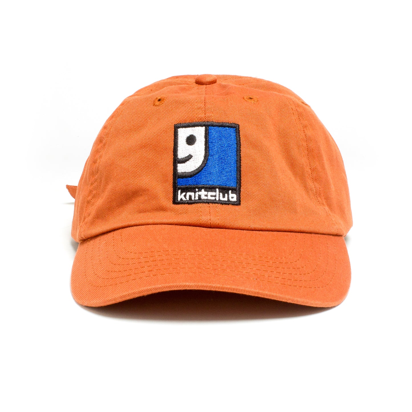 Knit Club Dad Cap-Burnt Orange