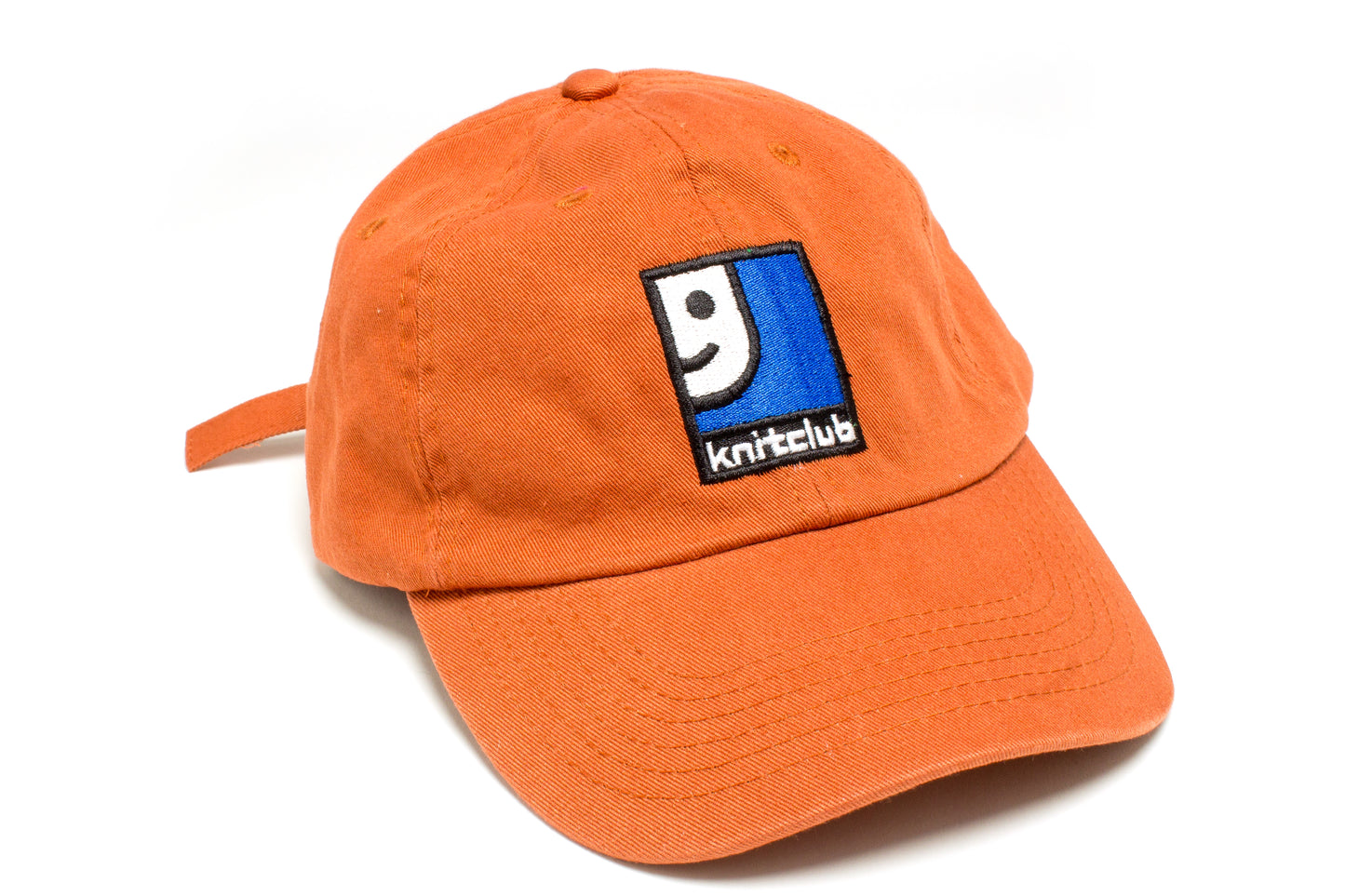Knit Club Dad Cap-Burnt Orange
