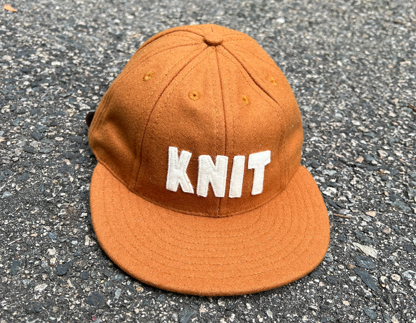 PRESALE Ebbets Field Vintage Wool Cap- Orange