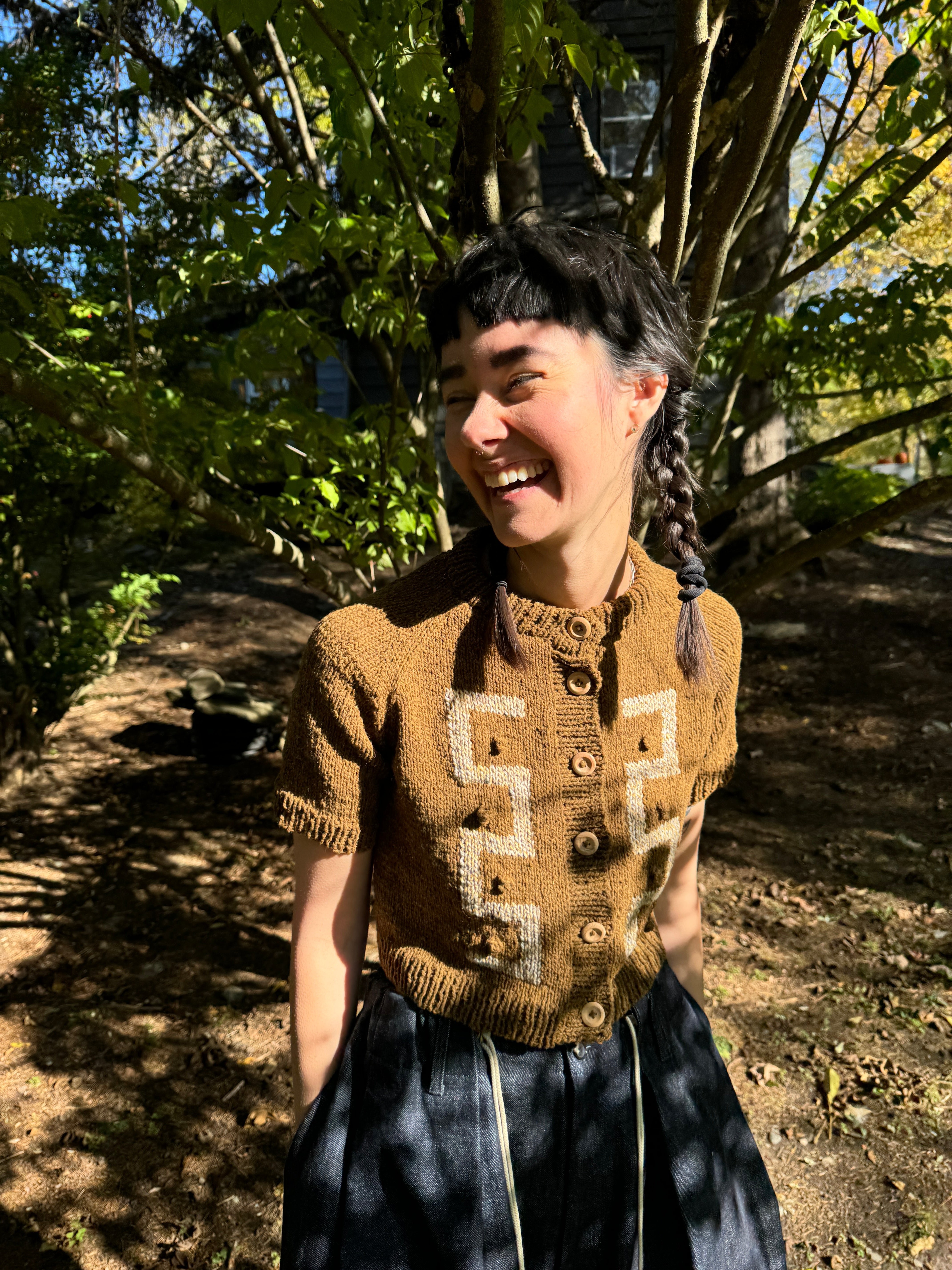 Key Cardigan Tee Pattern