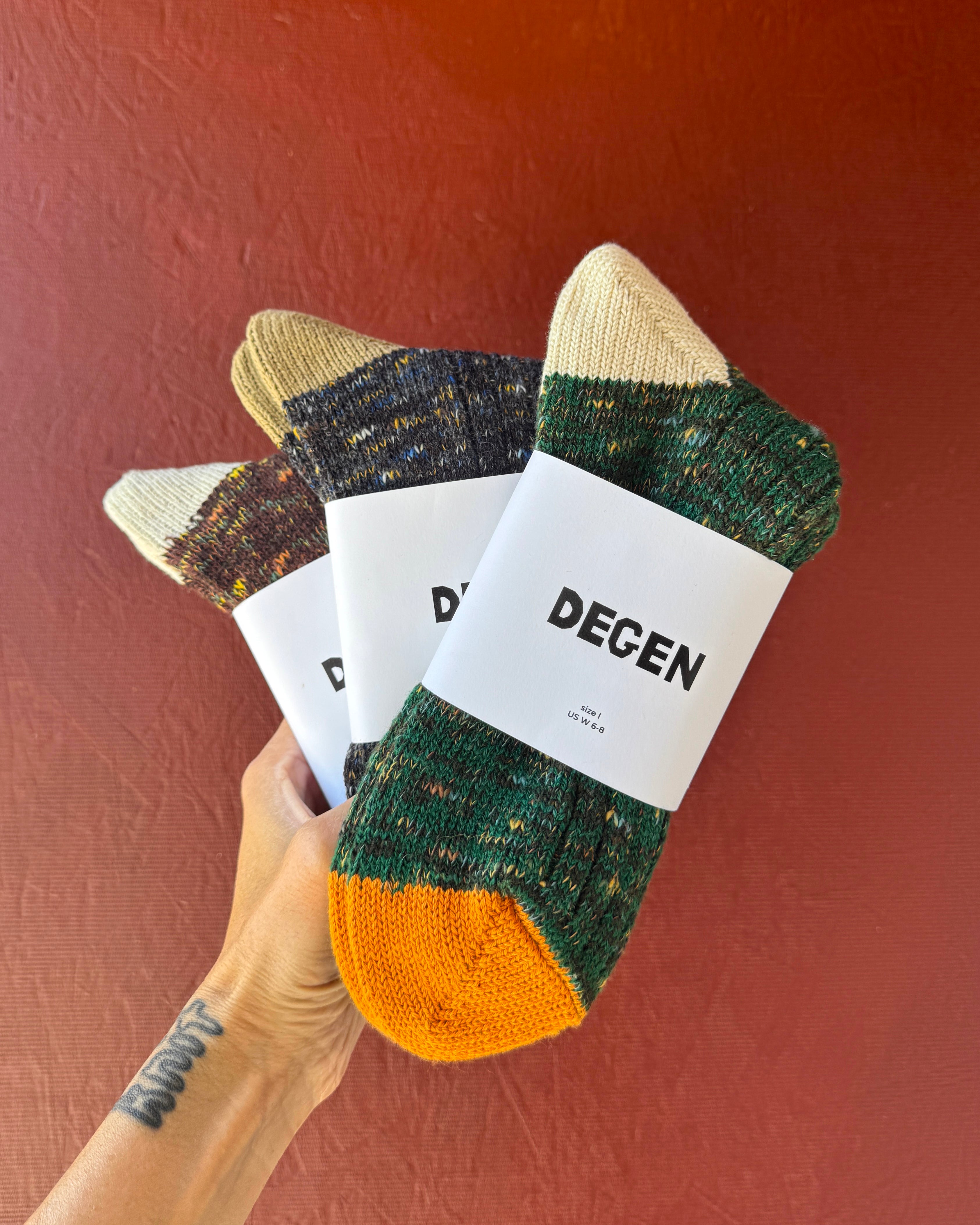 Wool Crew Socks - 3 Pair Pack