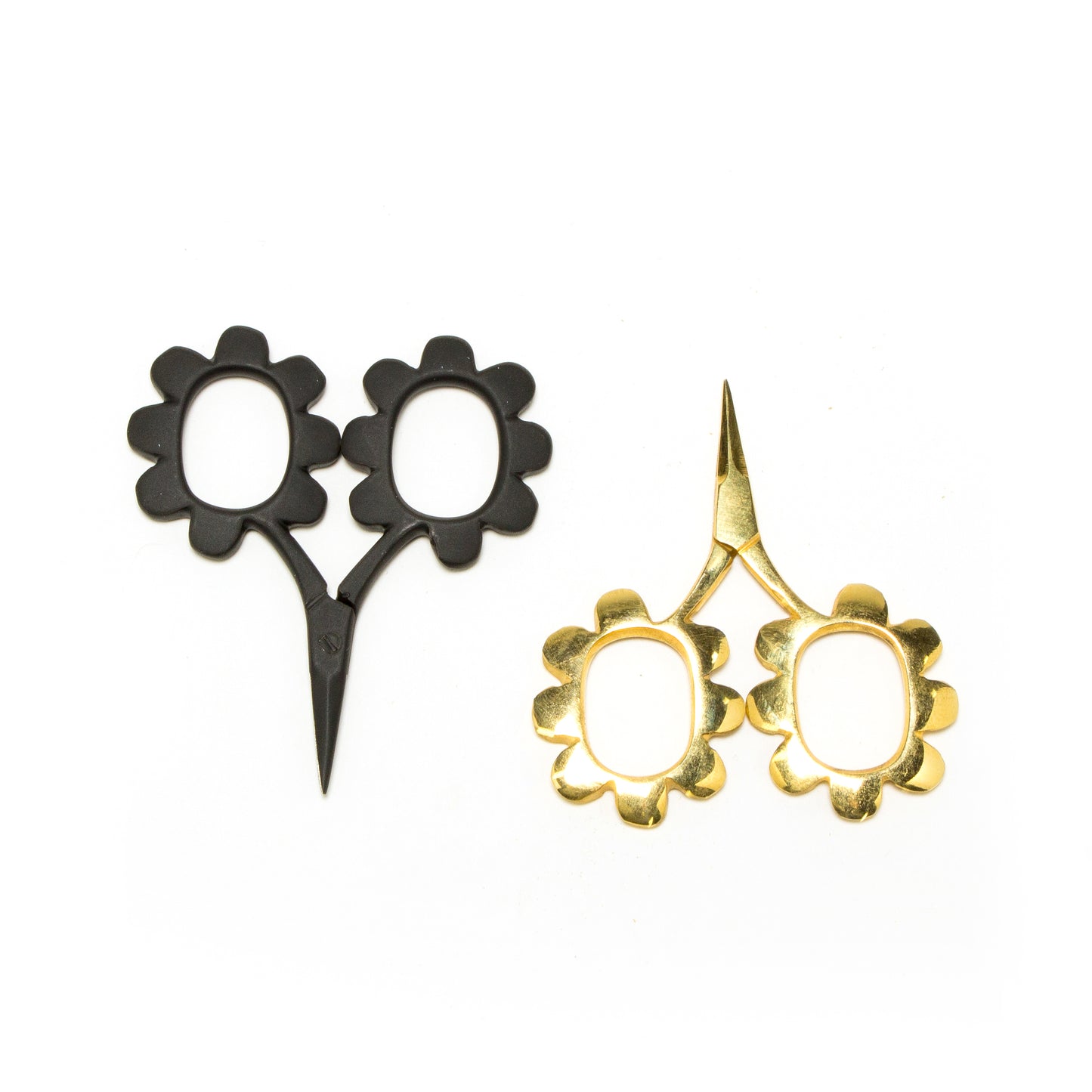 Gold Flower Power Mini Scissors