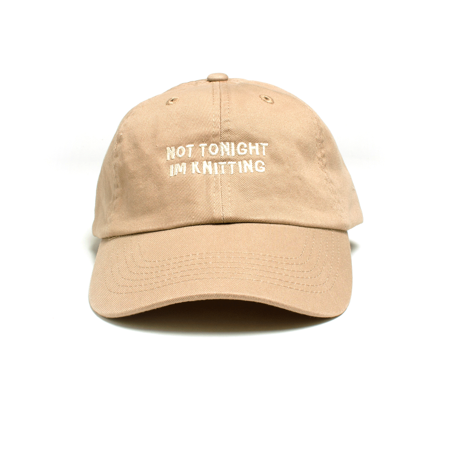Not Tonight, I'm Knitting Dad Cap