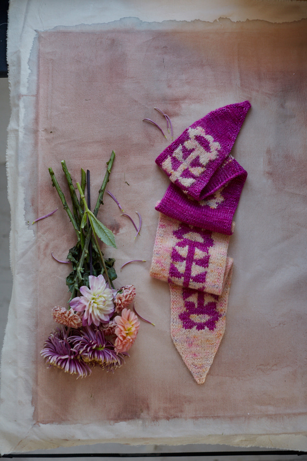 Two Of Daisies Scarflette Pattern