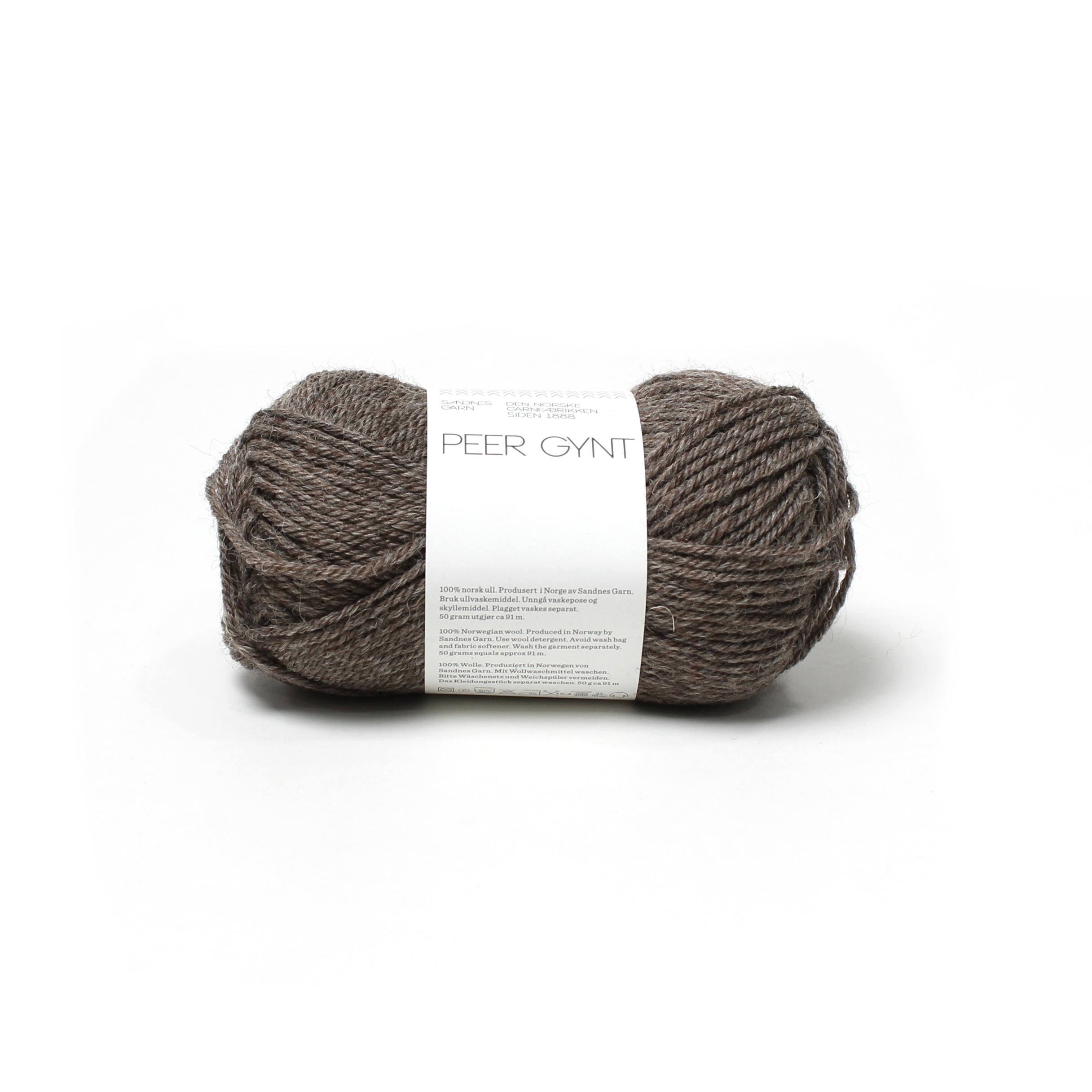 Sandes Garn - Peer Gynt - 2652 Brown Melange