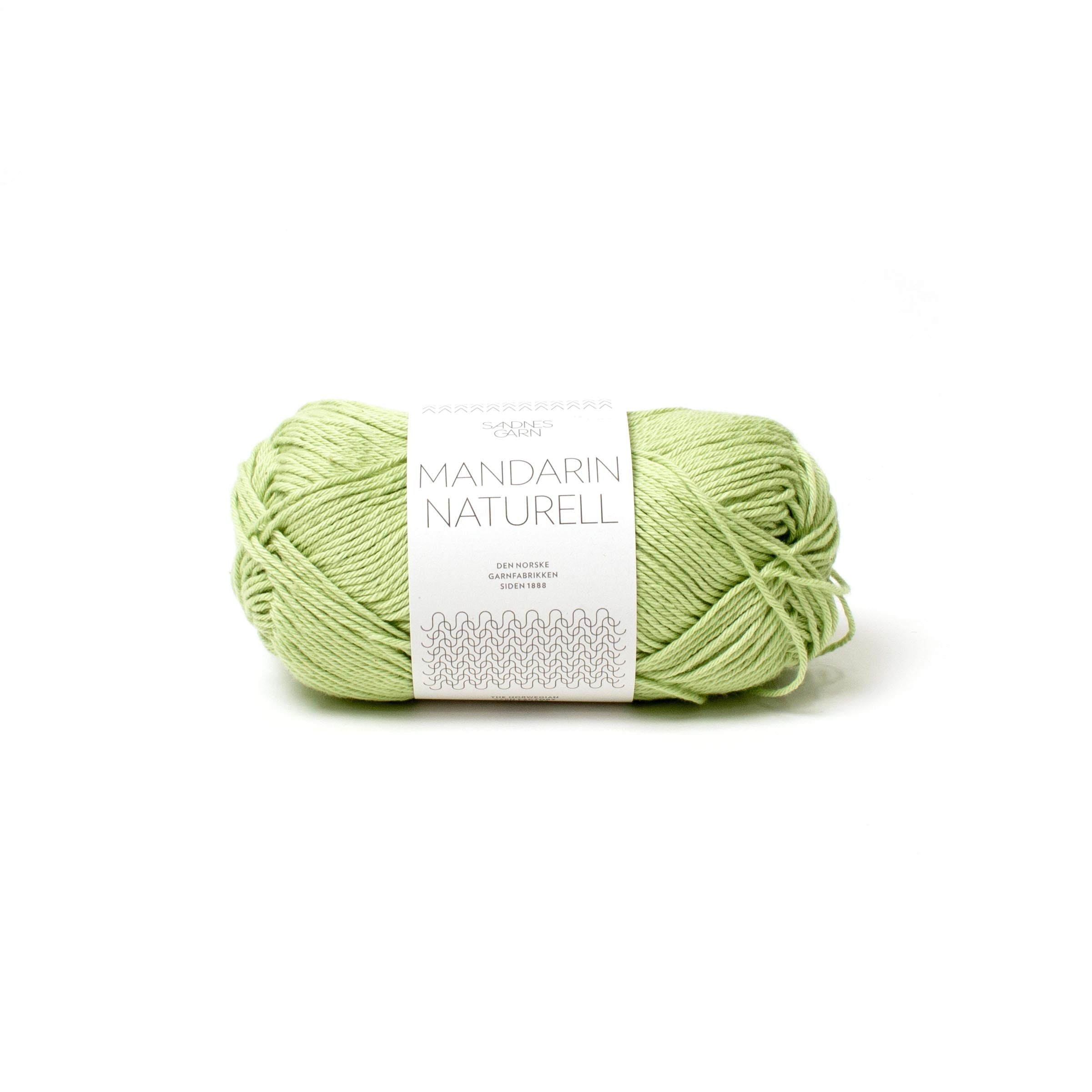 Sandes Garn - Mandarin Naturell - 9523 Lime Punch