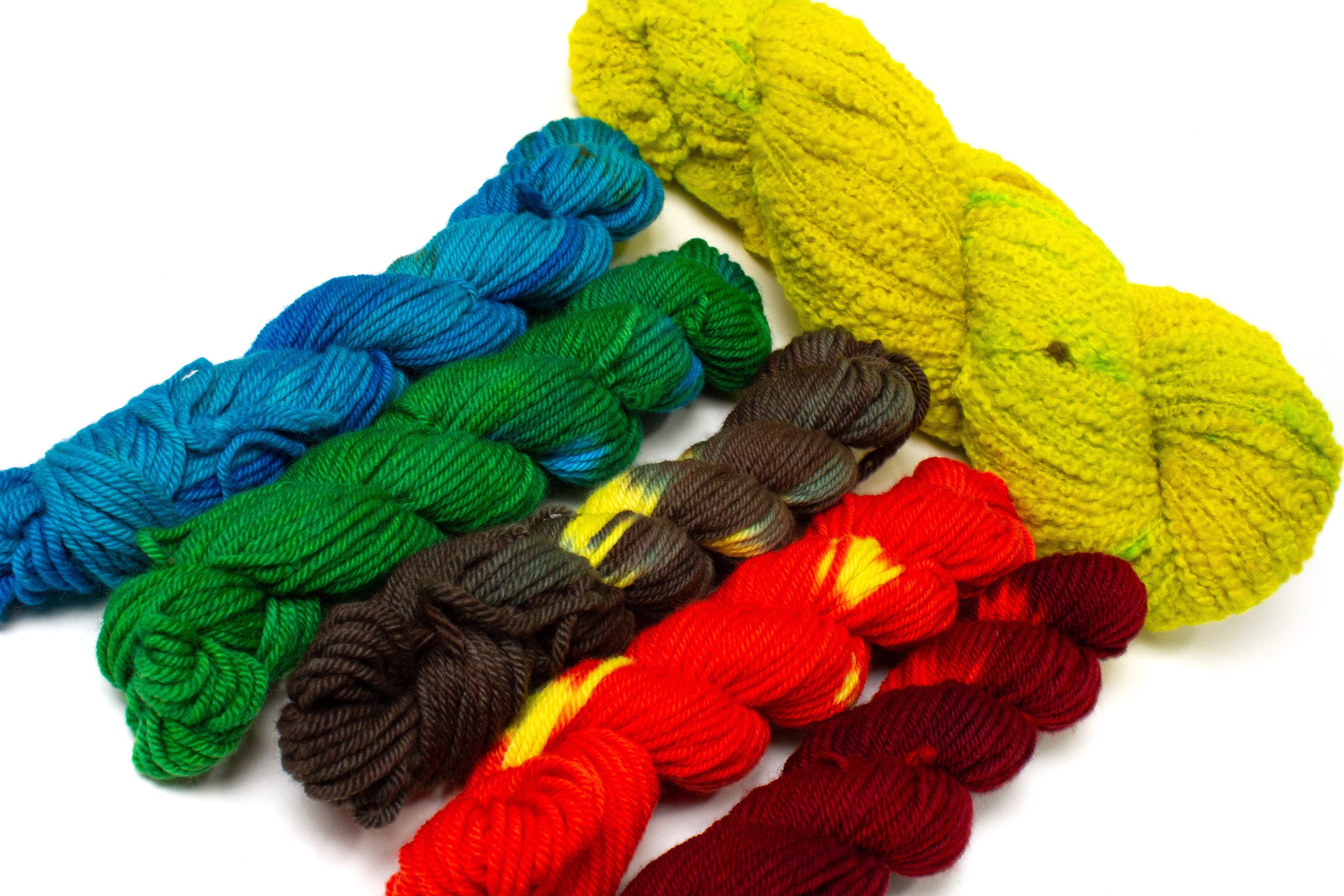 Fiction Fibers DK mini skein - Kelp Futon