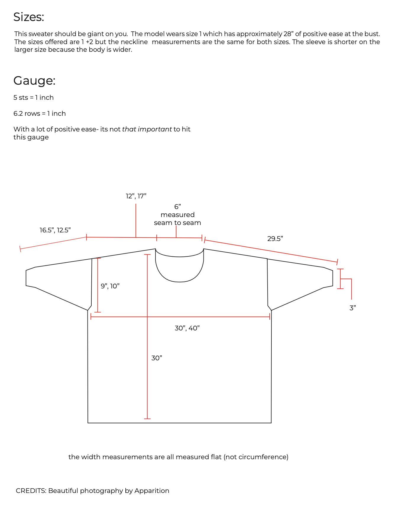 Tent Sweater Pattern