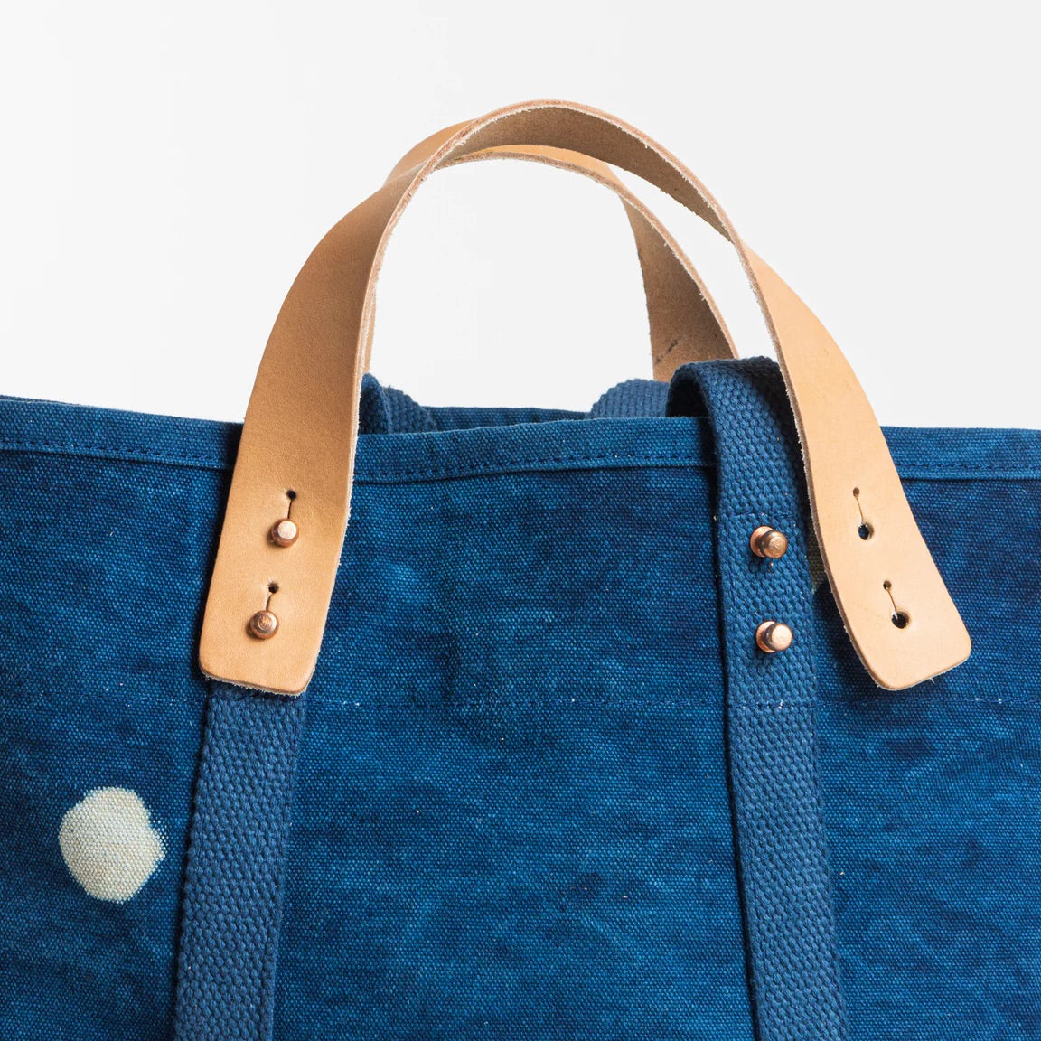 Small East West Tote- Indigo Moon