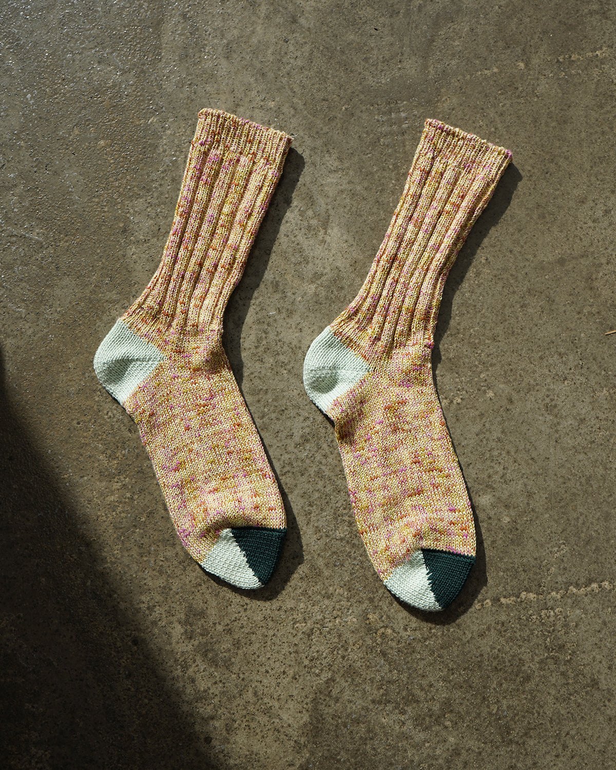 Cotton Split Toe Crew Socks