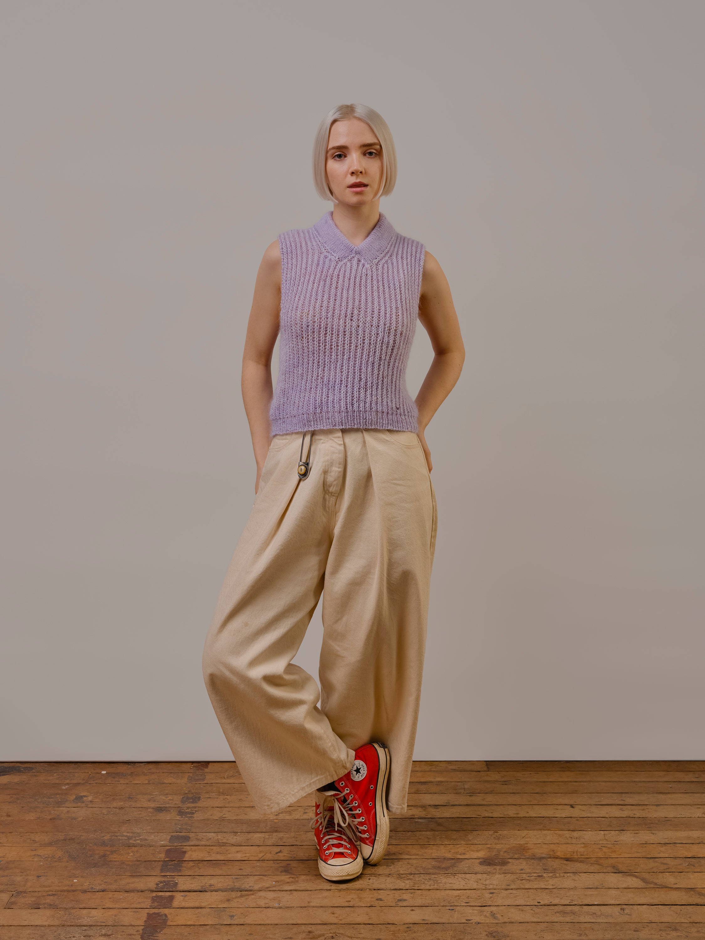 Pointy Collar Vest Pattern