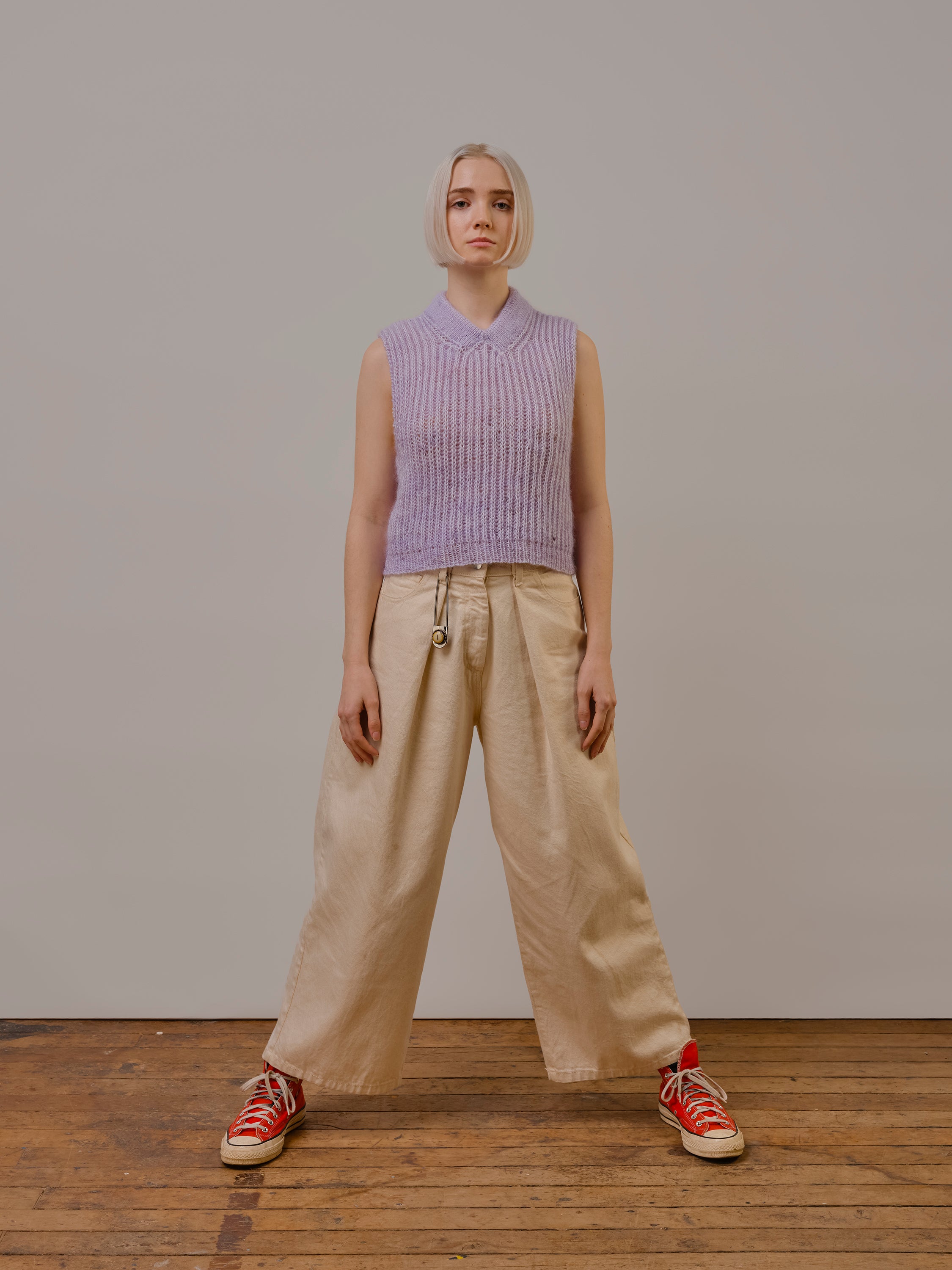 Pointy Collar Vest Pattern