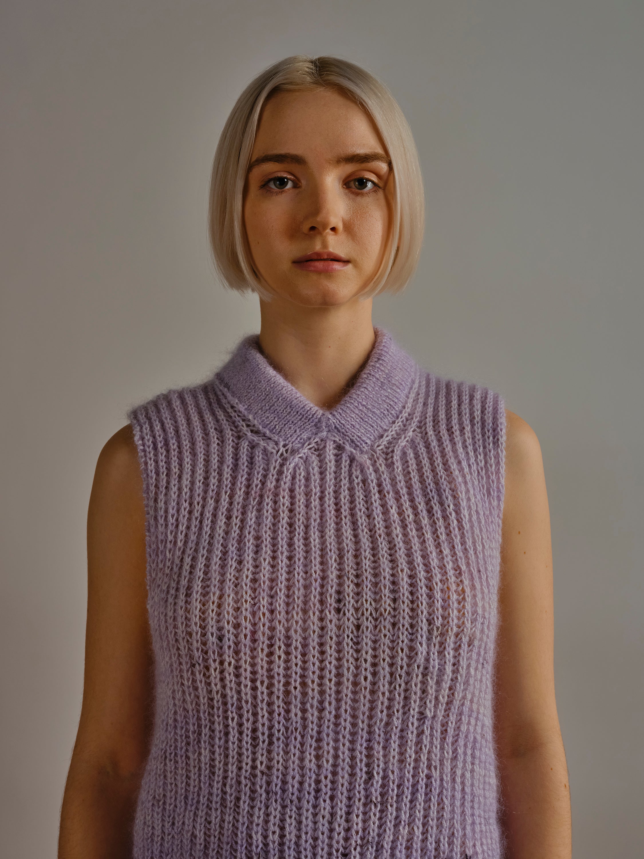 Pointy Collar Vest Pattern