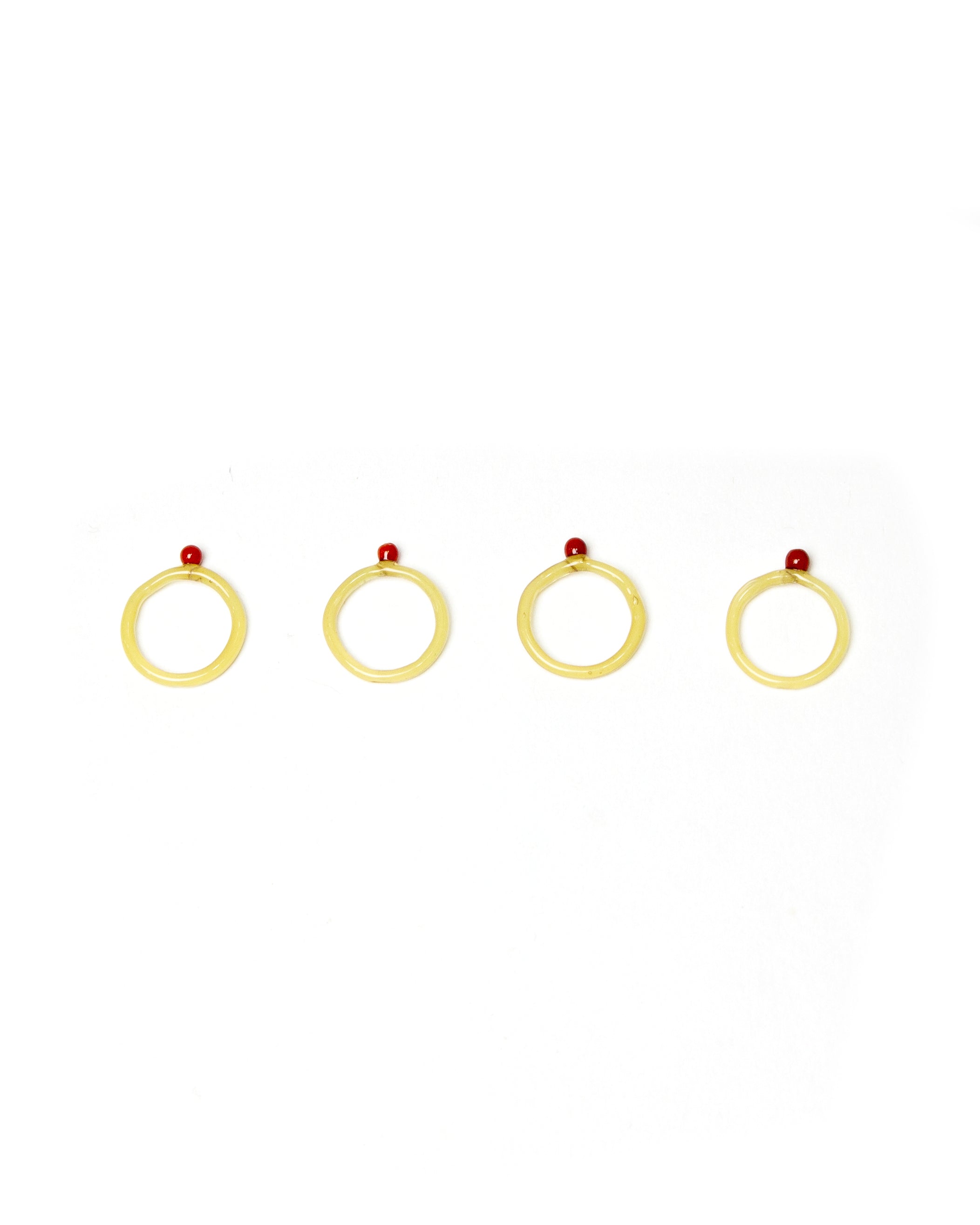 Fiber and Flame X DEGEN Glass Stitch Markers - Large