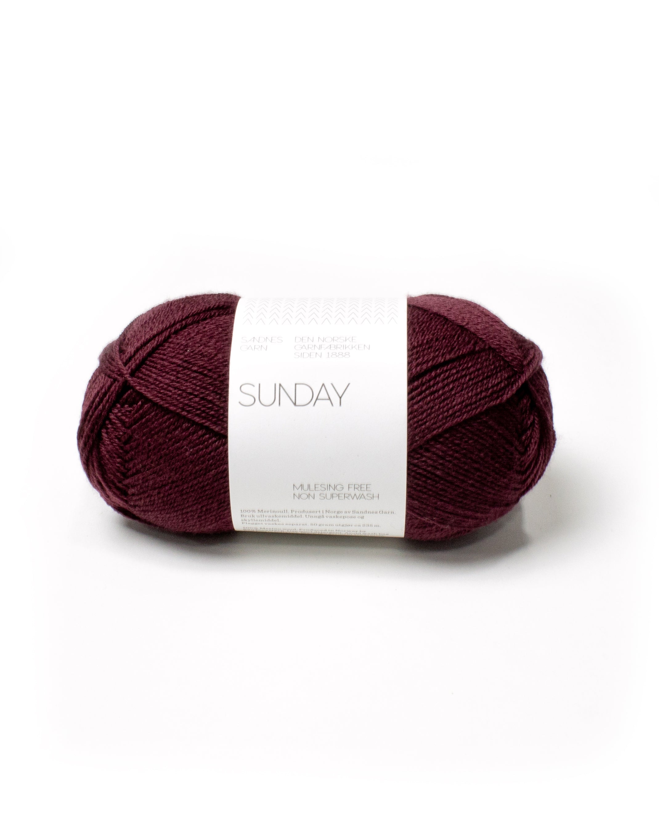 Sandes Garn - Sunday - 4372 Burgundy