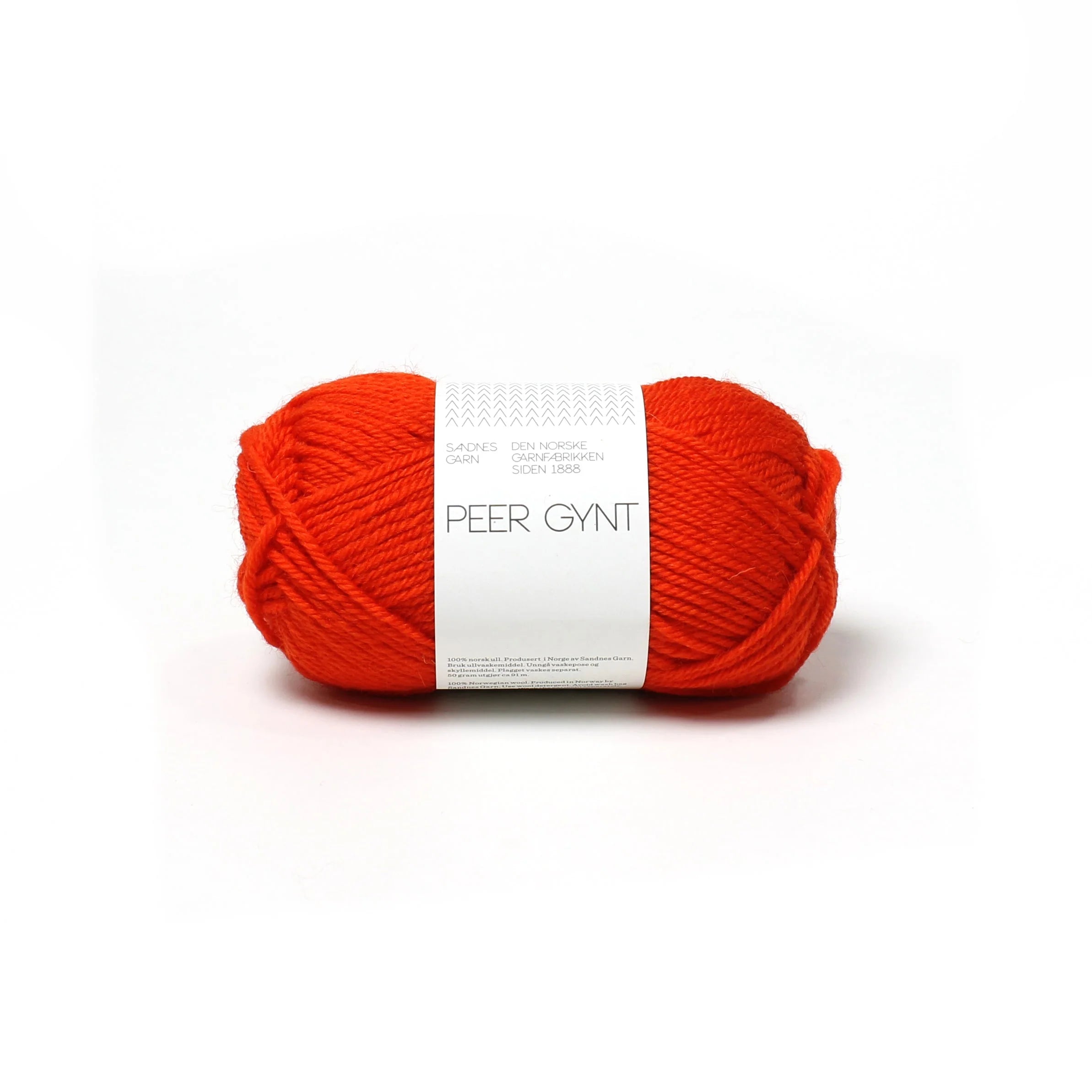 Sandes Garn - Peer Gynt - 3819 Spicy Orange