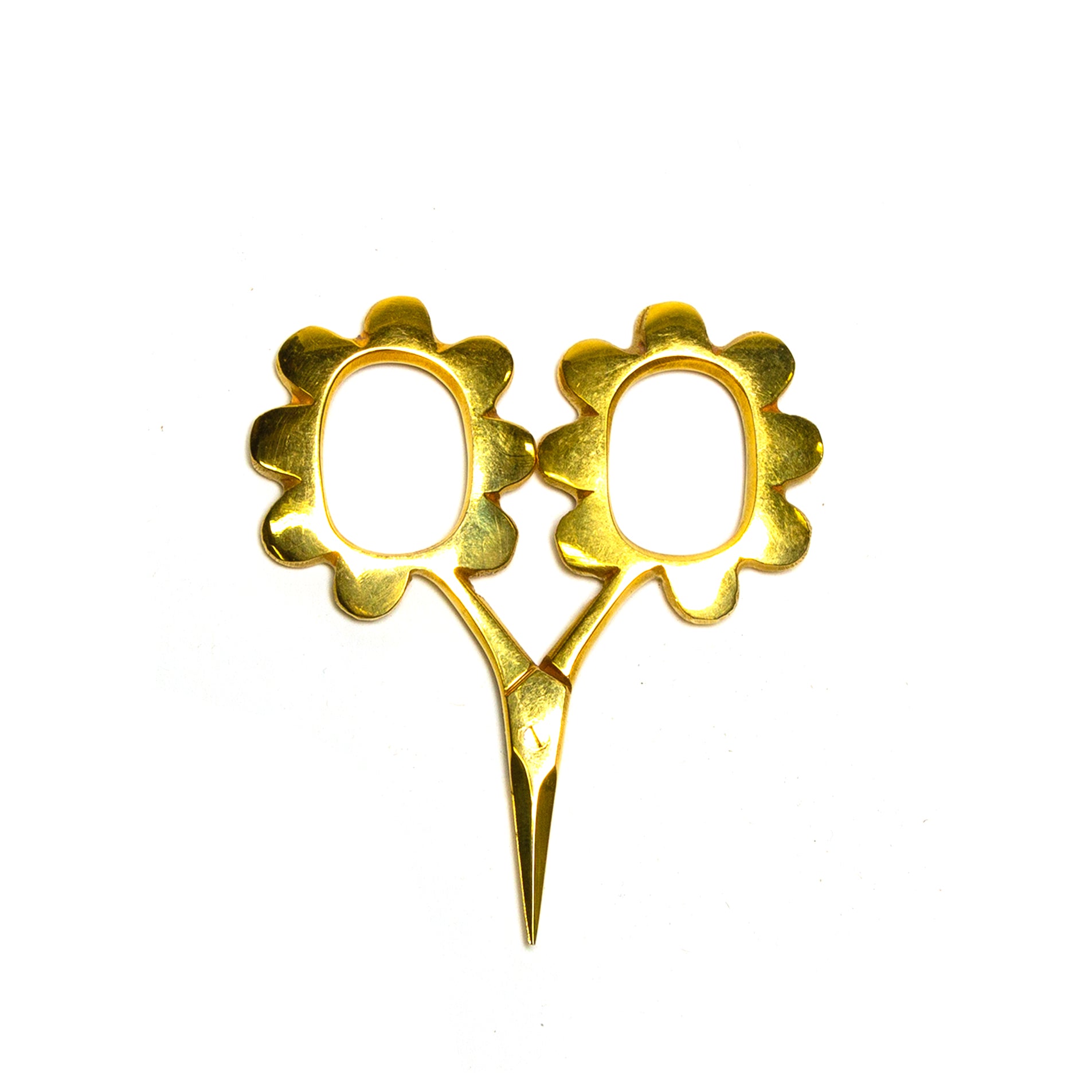 Gold Flower Power Mini Scissors – DEGEN
