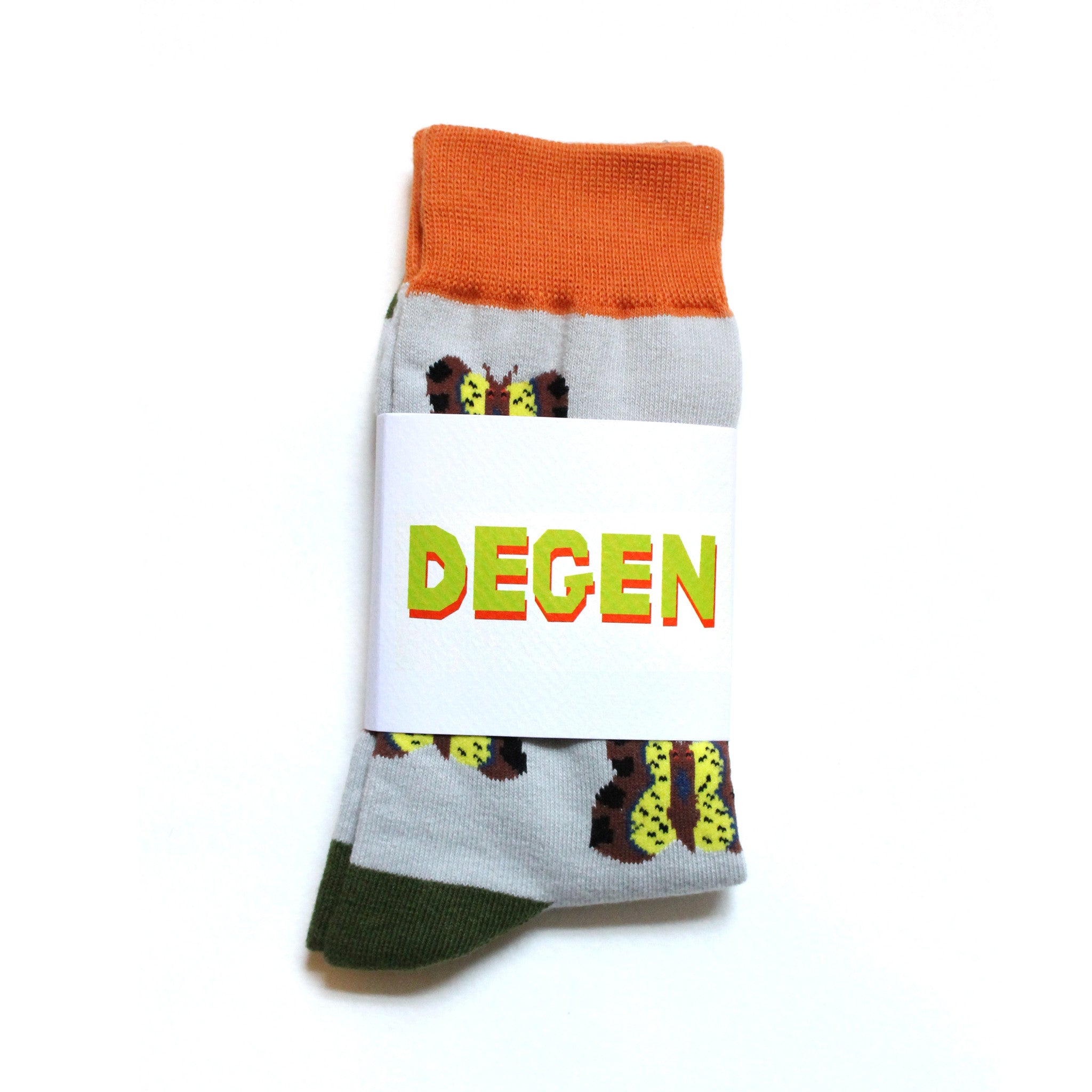 Grumpy Butterfly Socks