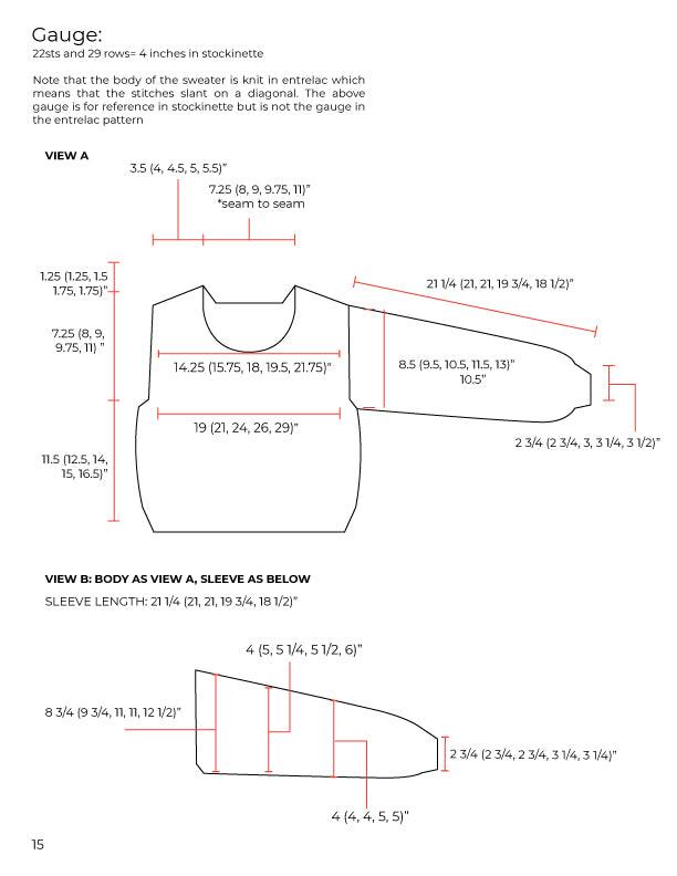 'Lac Sweater Pattern