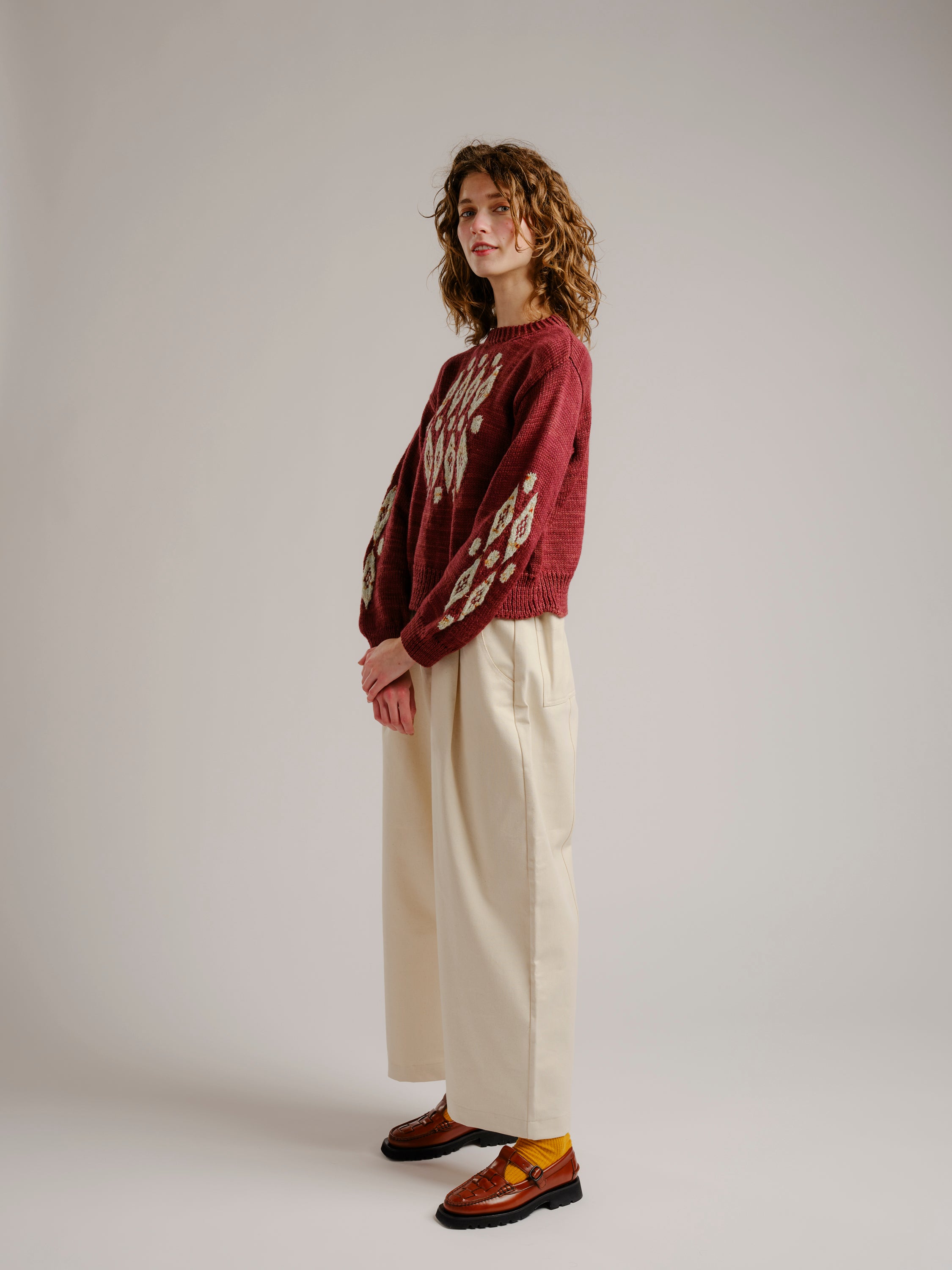 Diamonds and Dots Sweater Pattern