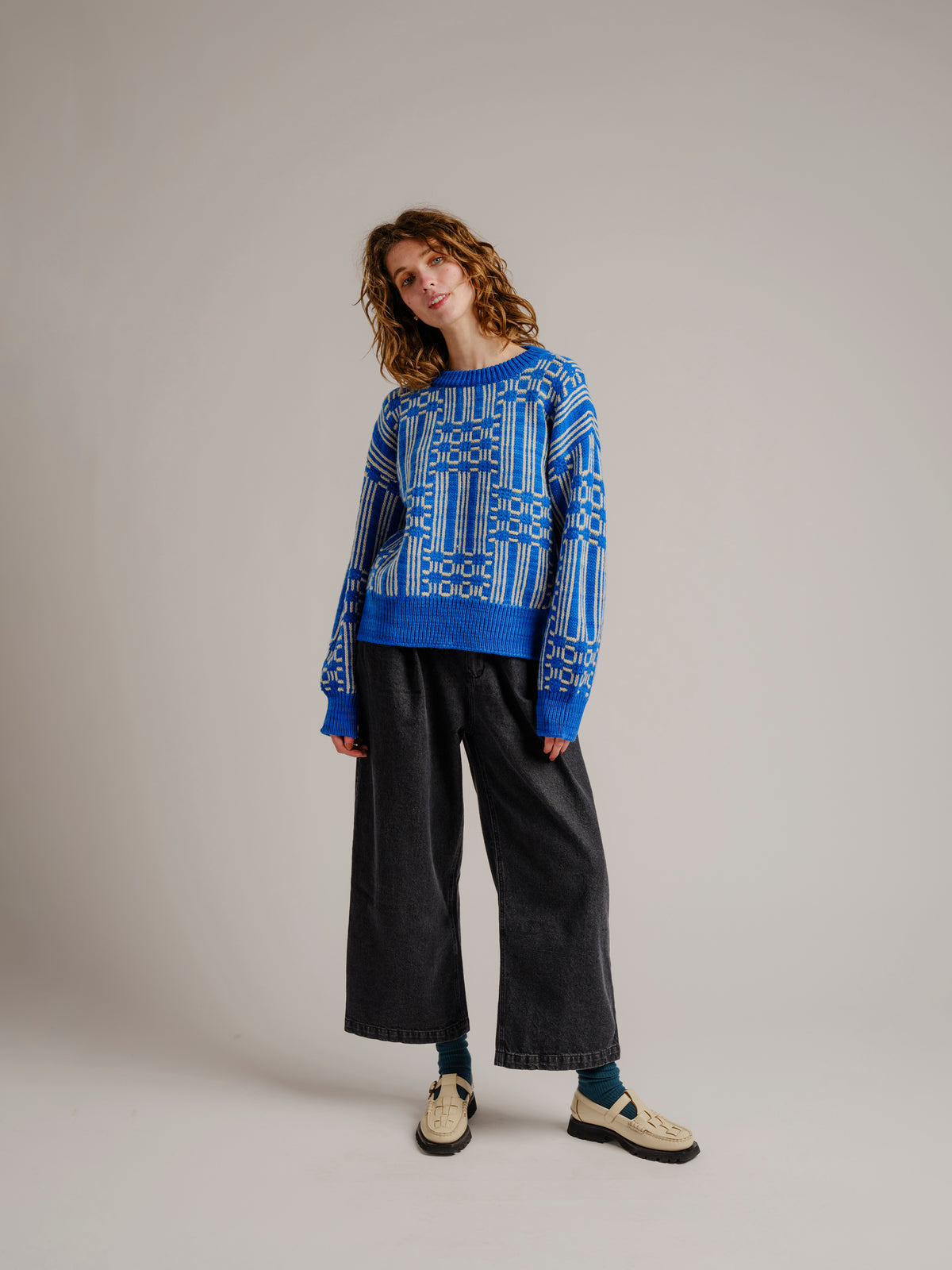 Passing Through Sweater - Cerulean