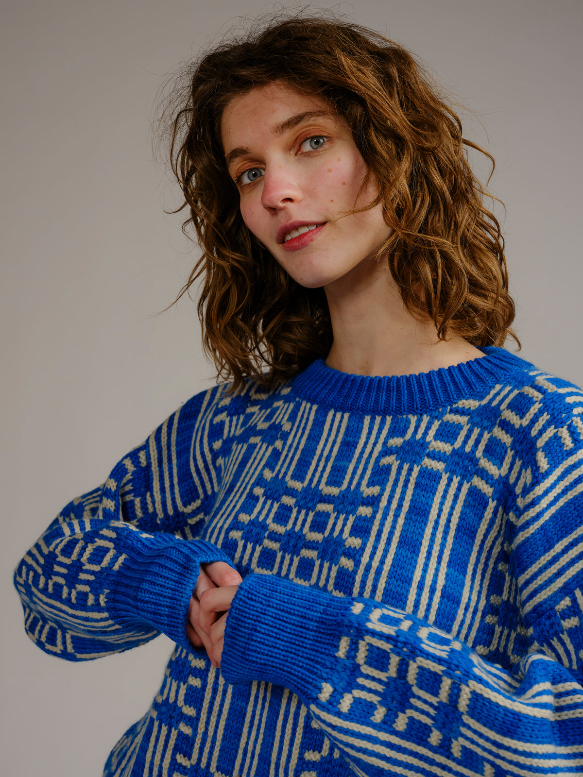 Passing Through Sweater - Cerulean