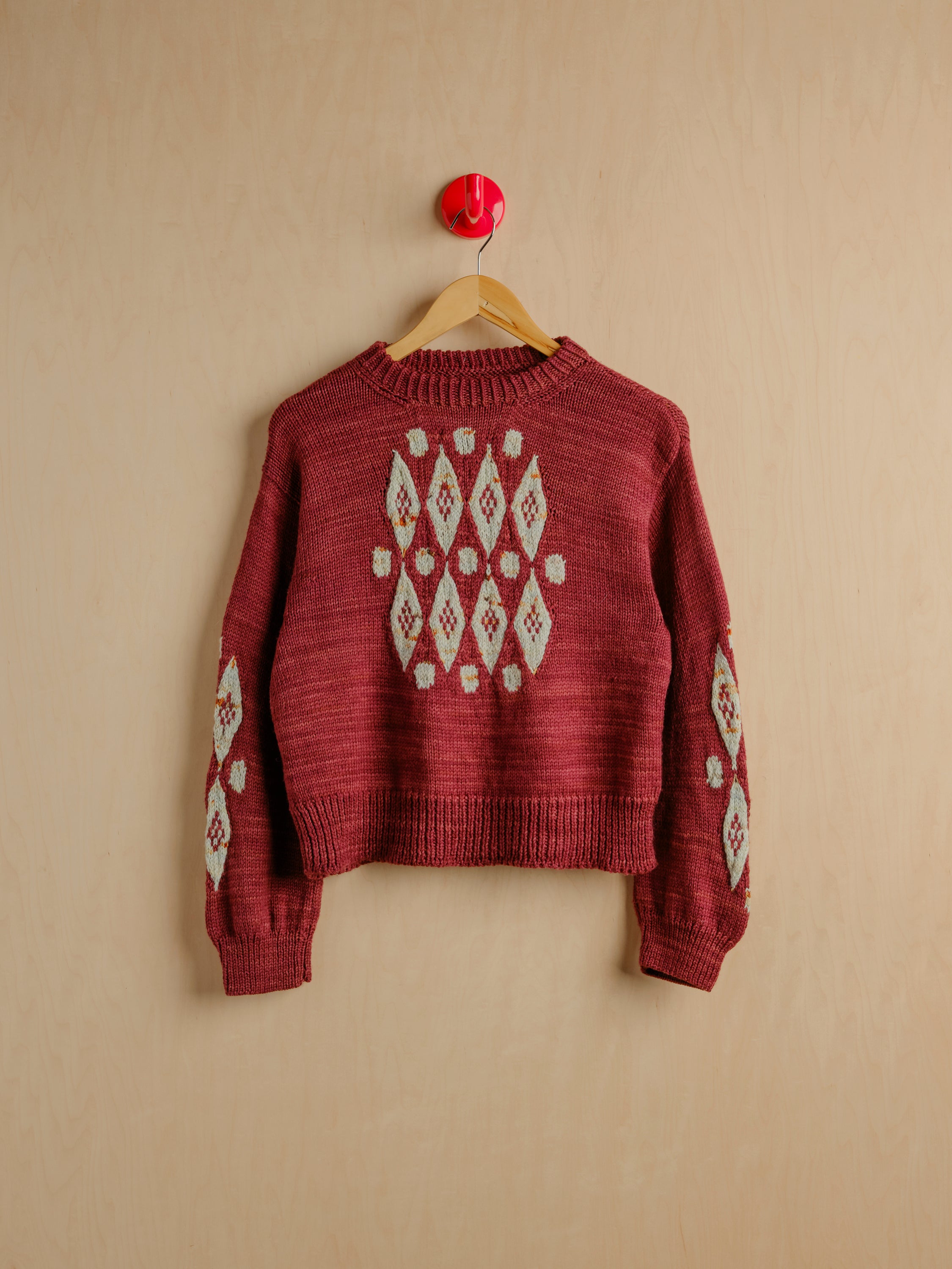 Diamonds and Dots Sweater Pattern