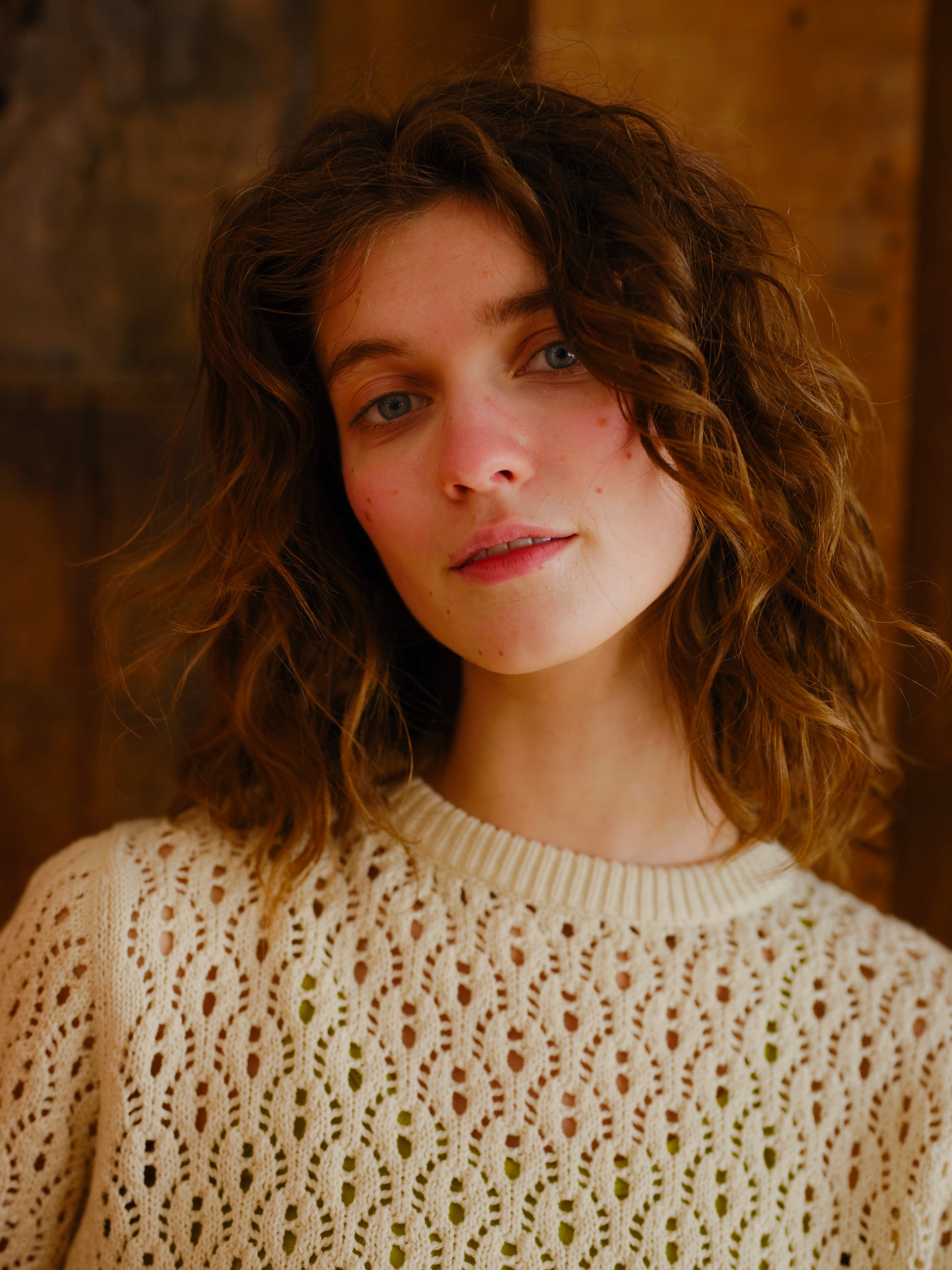 Natural Edie Sweater Tee