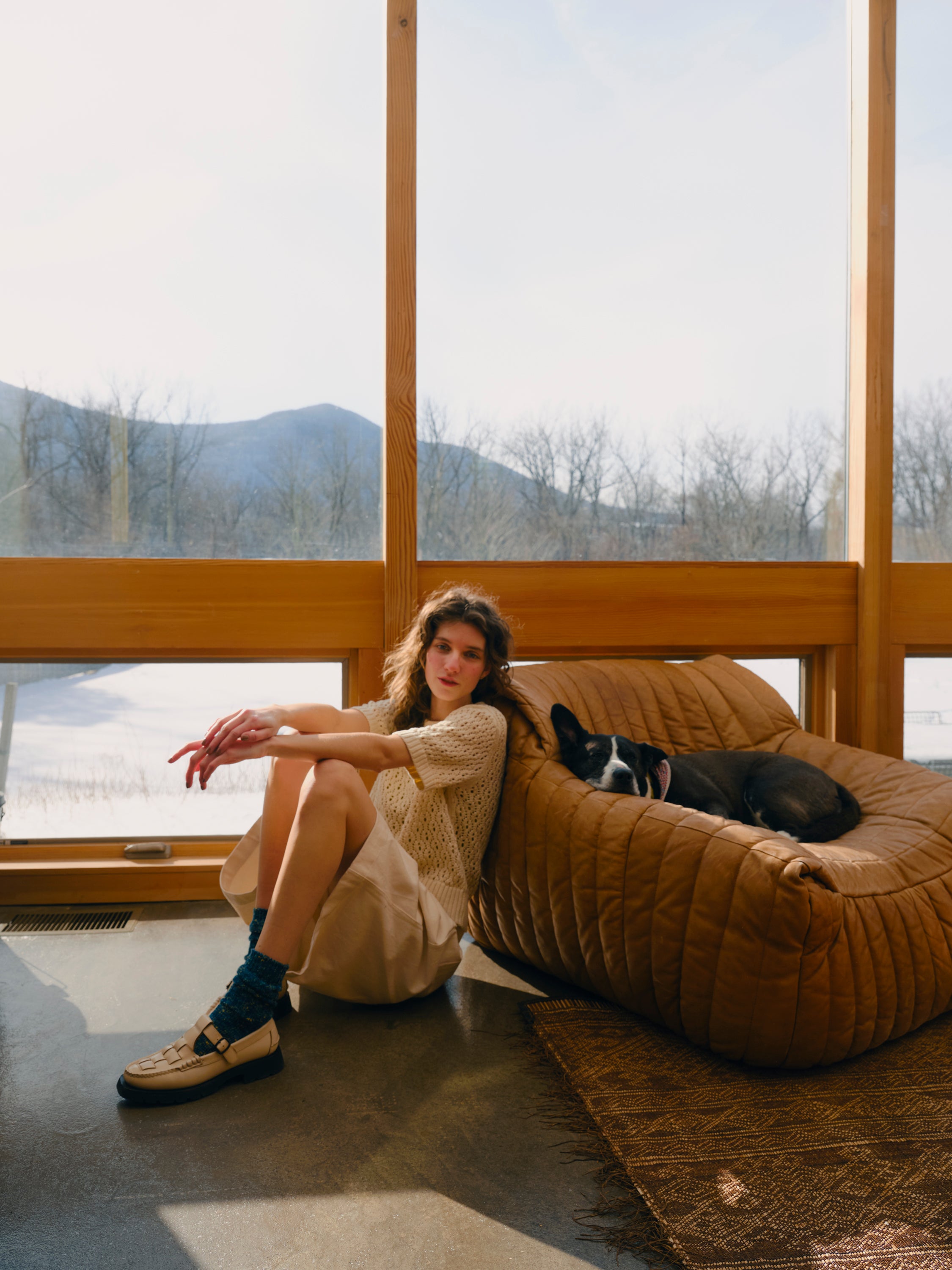 Natural Edie Sweater Tee