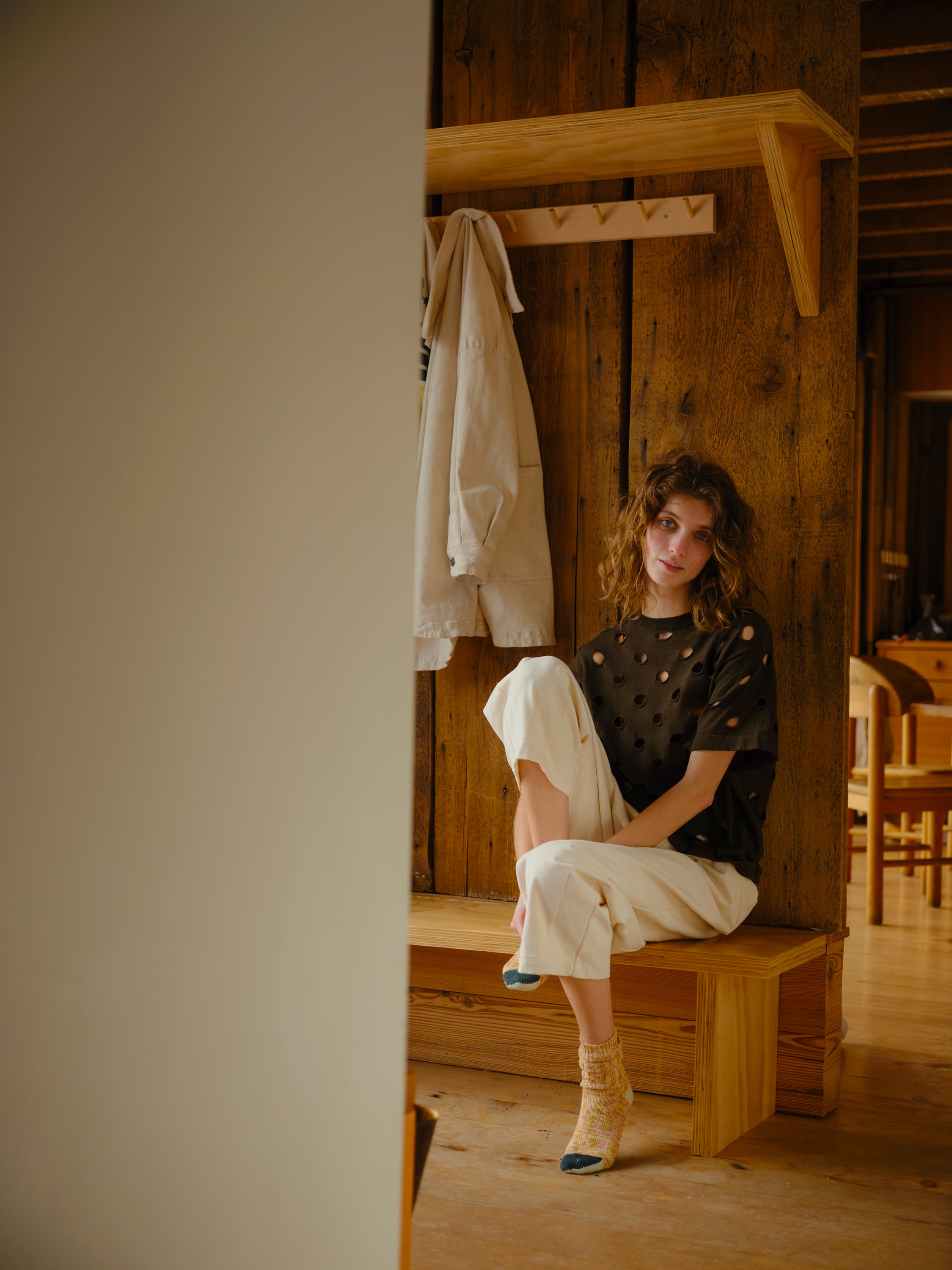 Hemlock Cotton Bind Off Sweater Tee