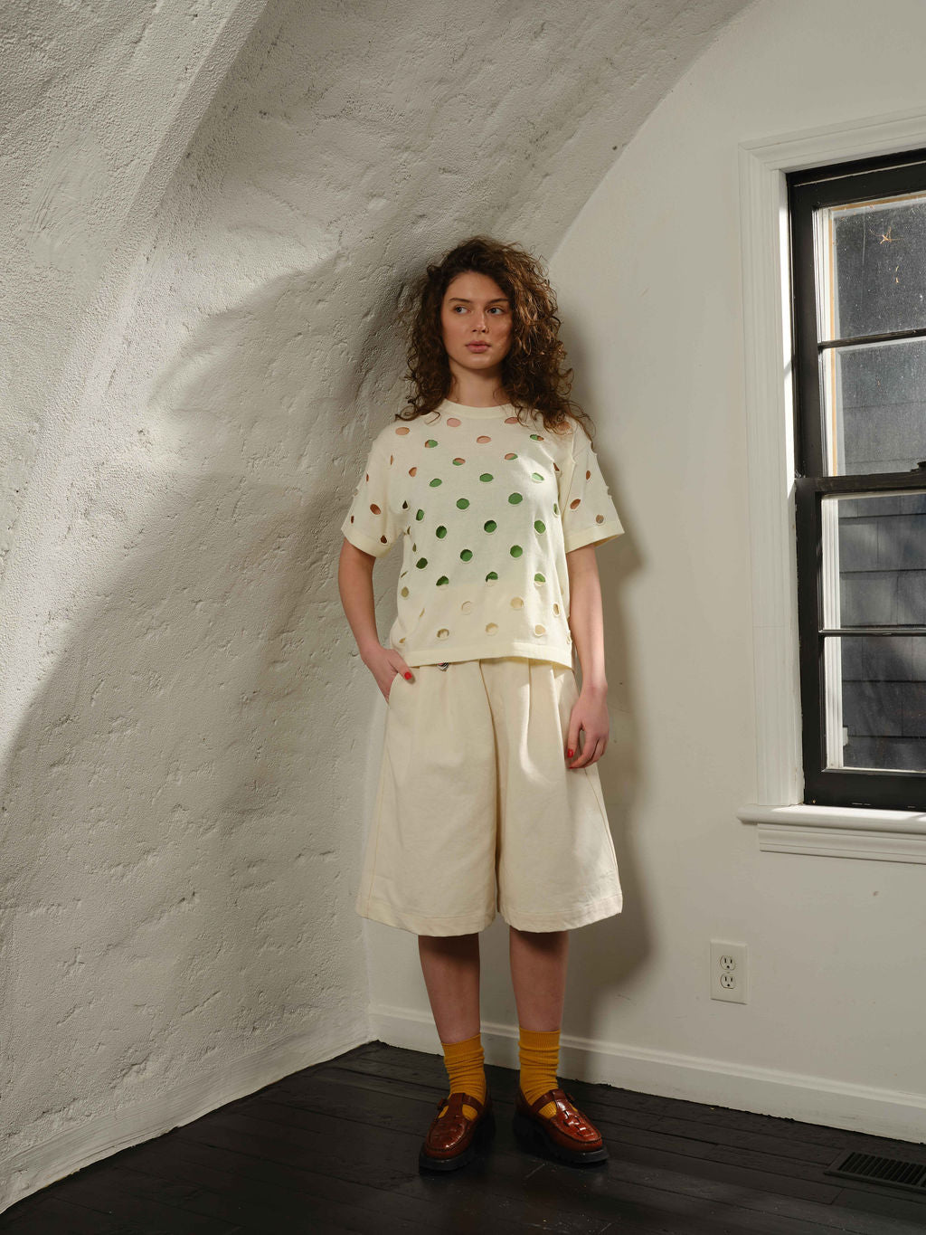 Cloud Cotton Bind Off Sweater Tee