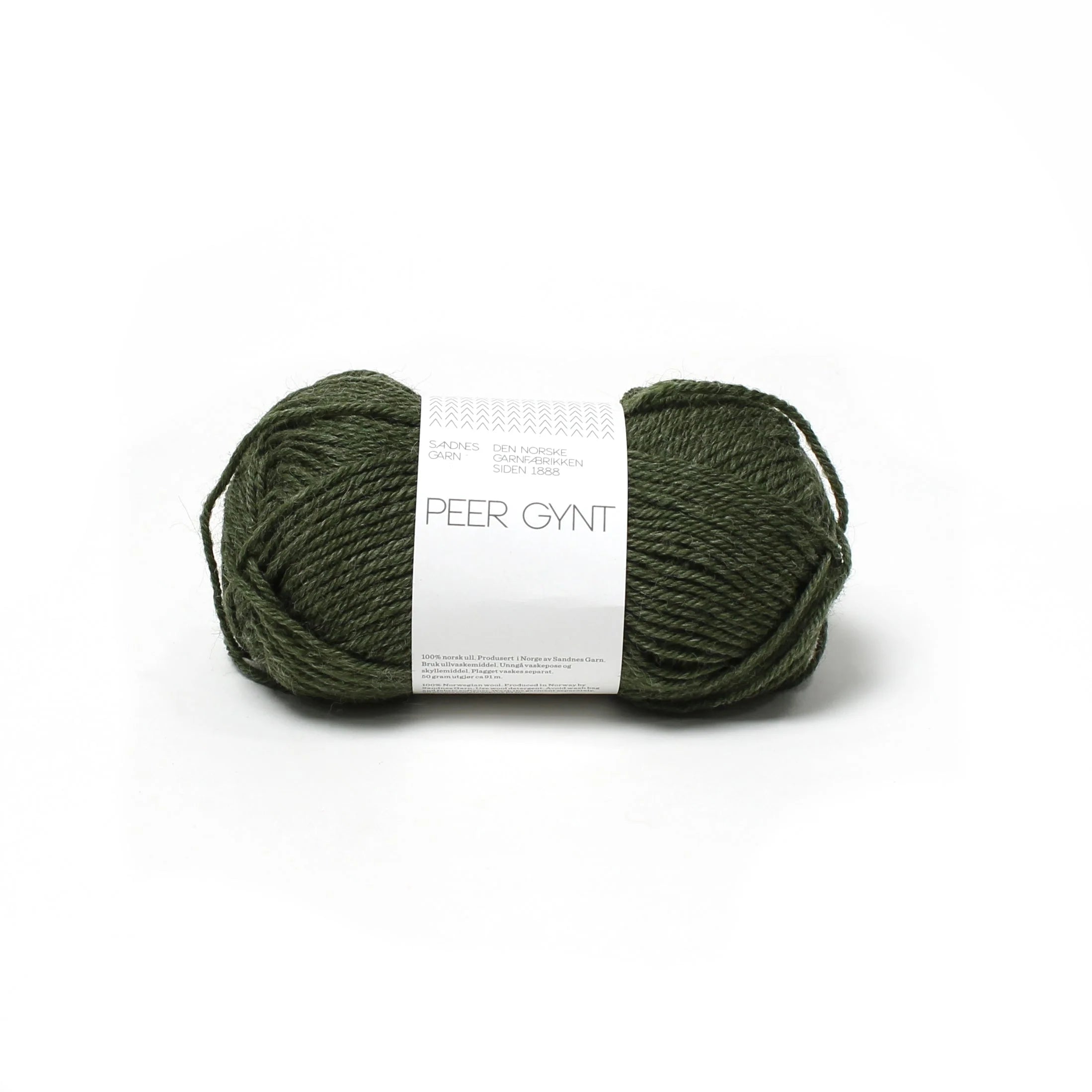 Sandes Garn - Peer Gynt - 9572 Dark Green Heather