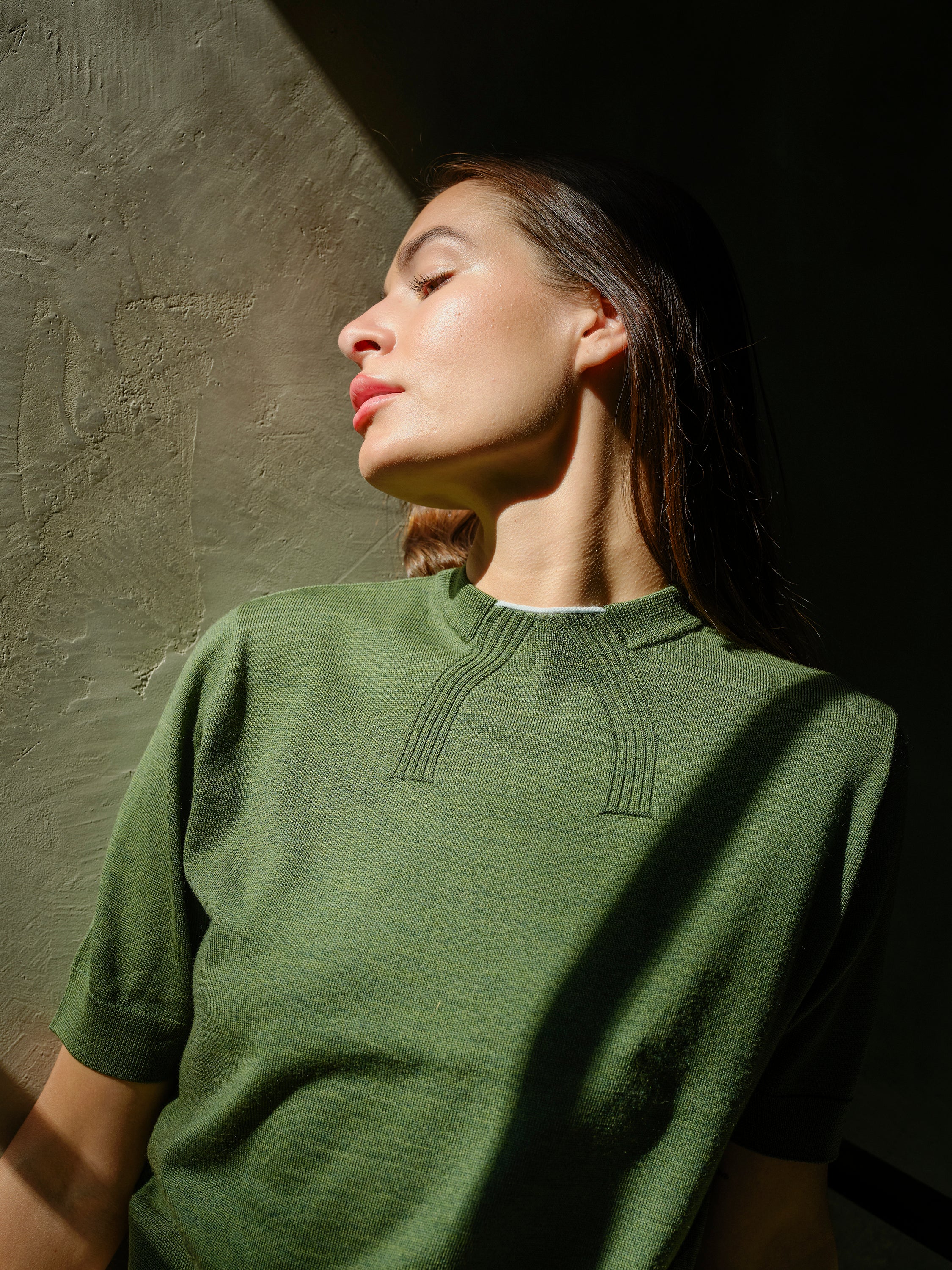 Peak Sweater Tee - Terra