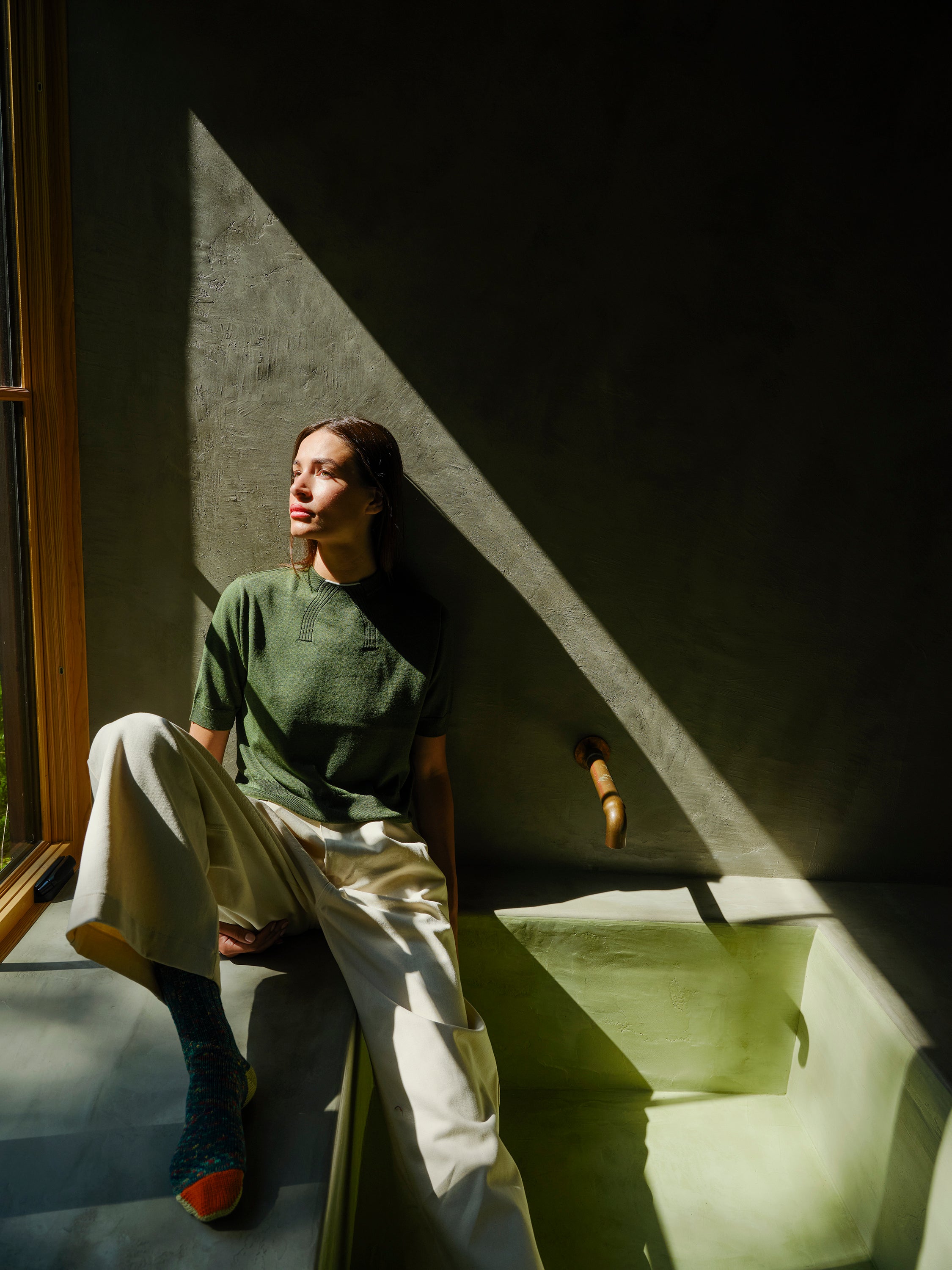 Peak Sweater Tee - Terra
