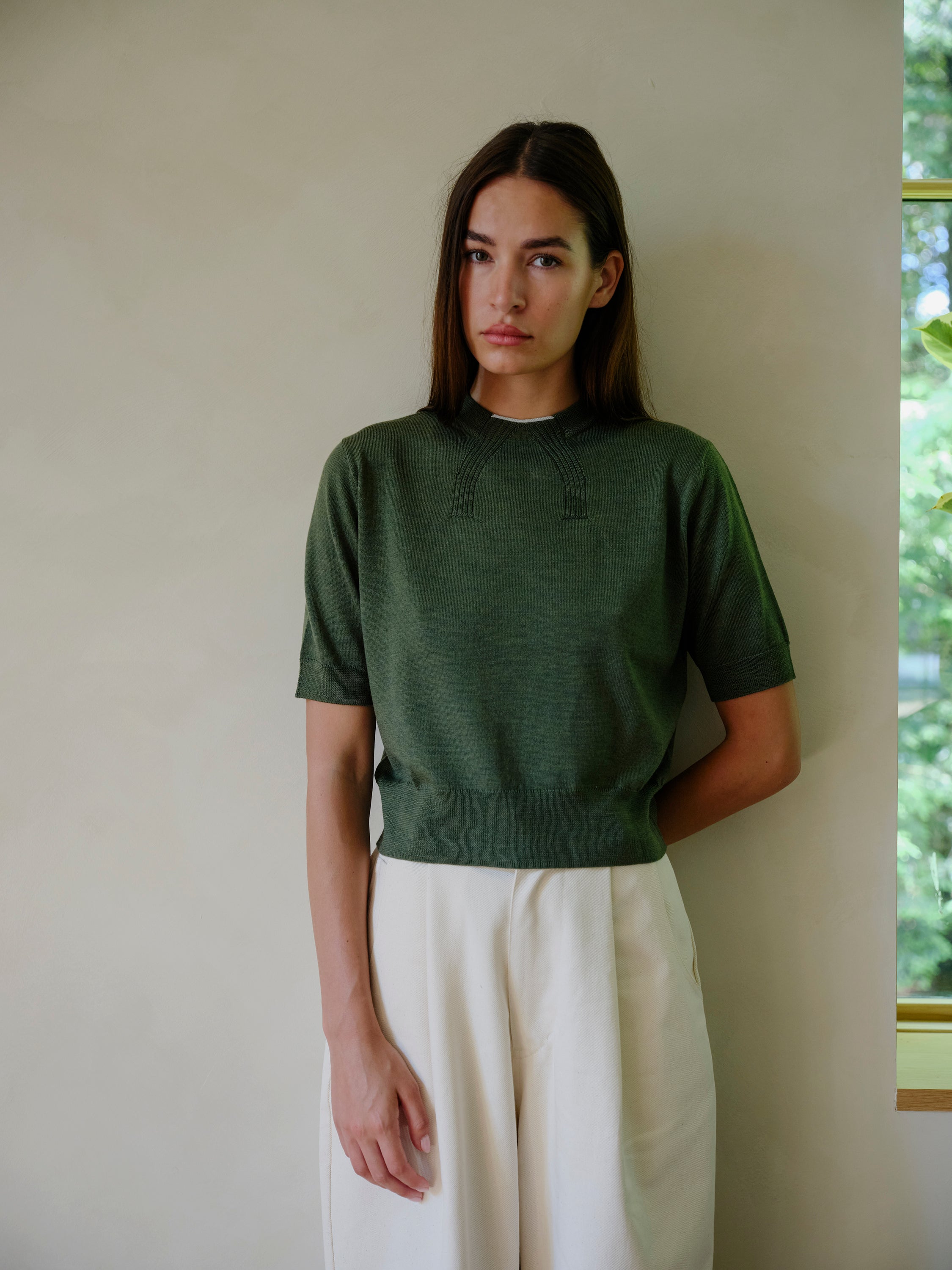 Peak Sweater Tee - Terra