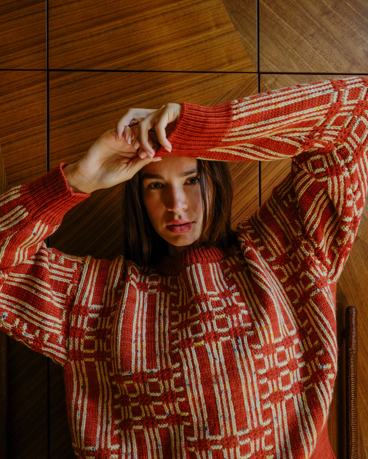 Passing Through Sweater - Brick