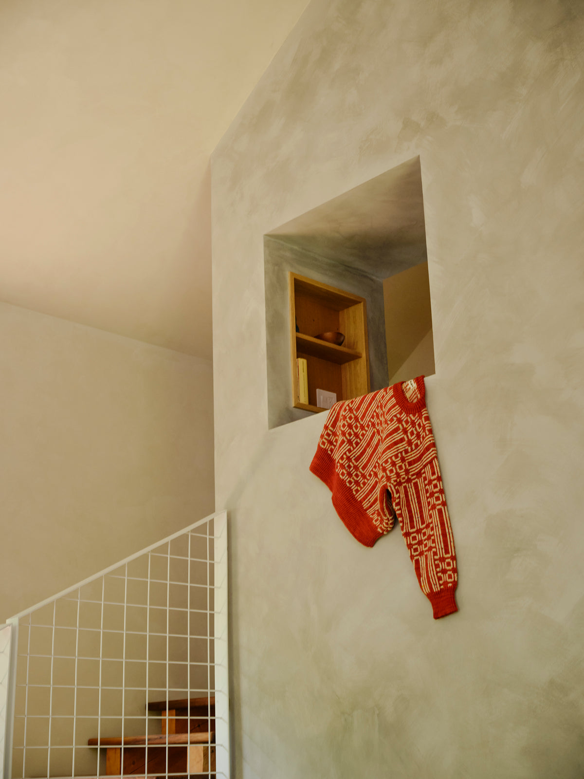 Passing Through Sweater - Brick