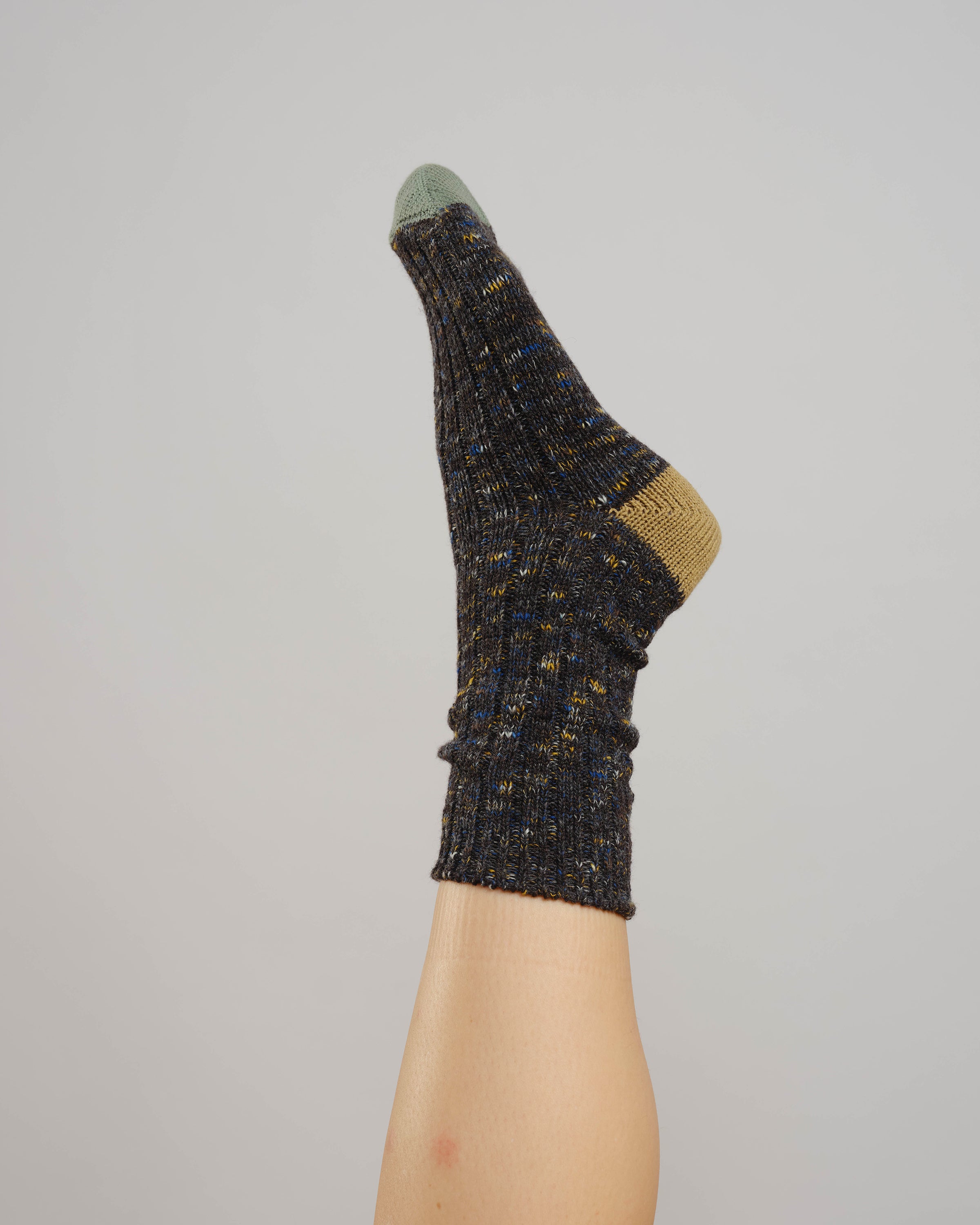 Wool Crew Socks - Night