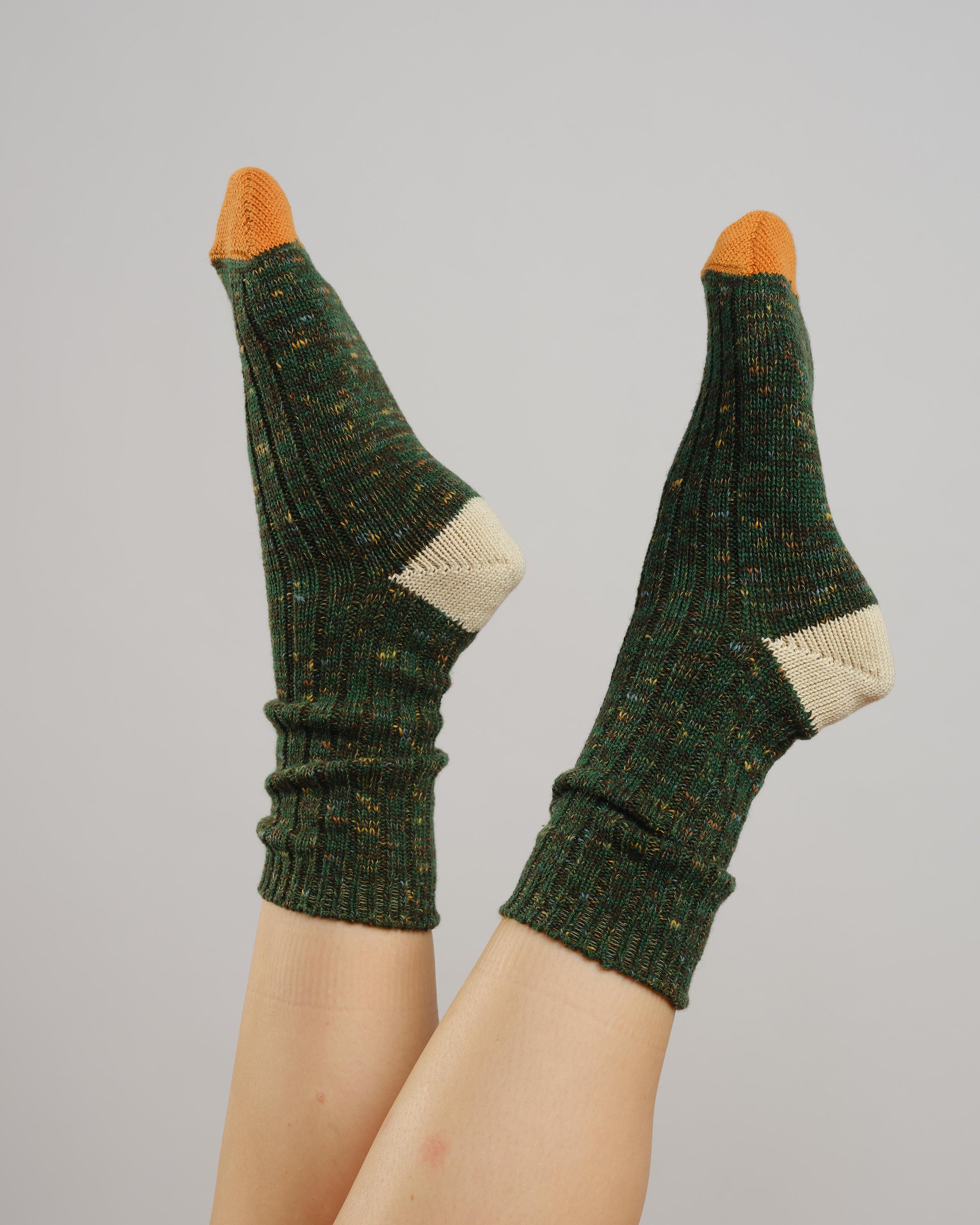 Wool Crew Socks - Thicket
