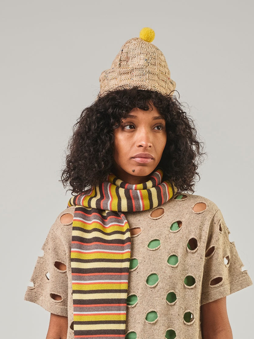 Linen Accordion Hat
