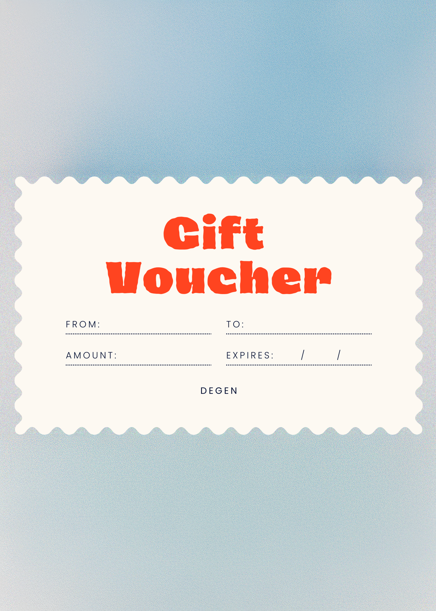 DEGEN Gift Card