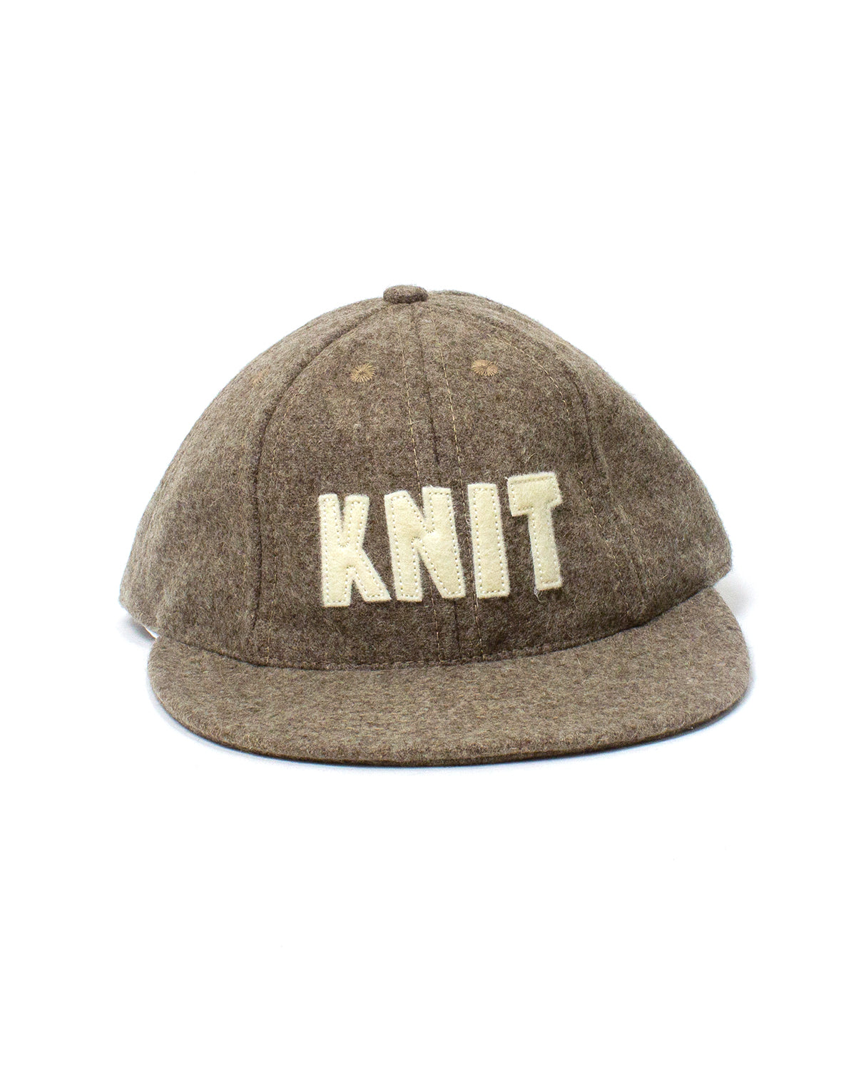 KNIT Vintage Wool Cap - Taupe