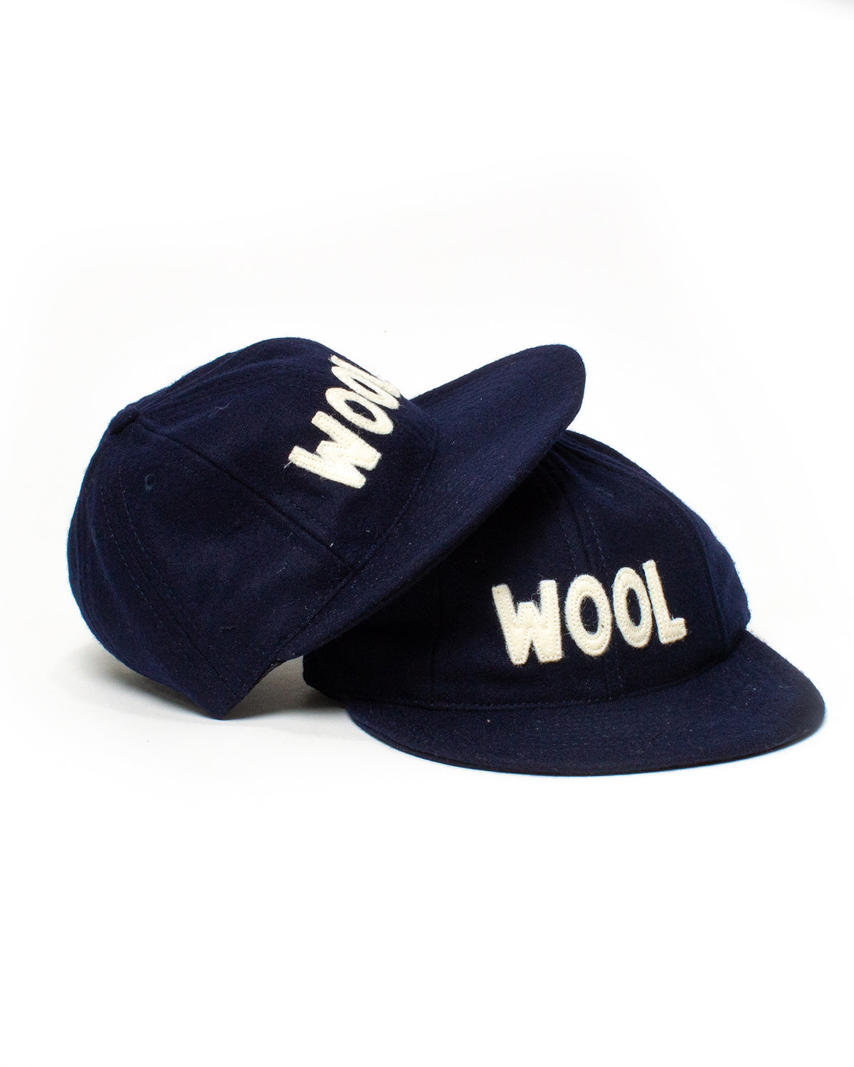 WOOL Vintage Wool Cap - Navy