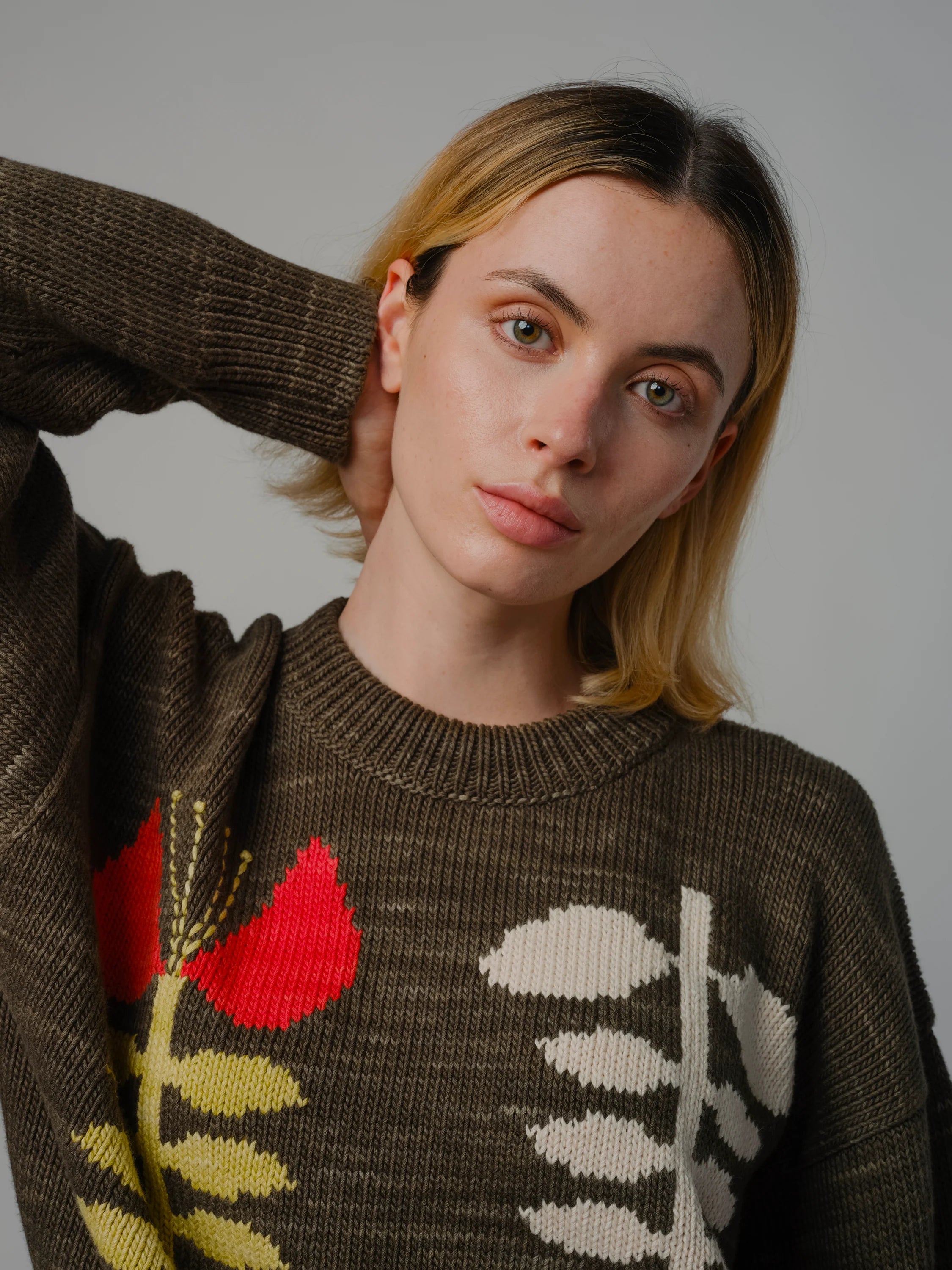 Poppy Embroidered Flora Sweater