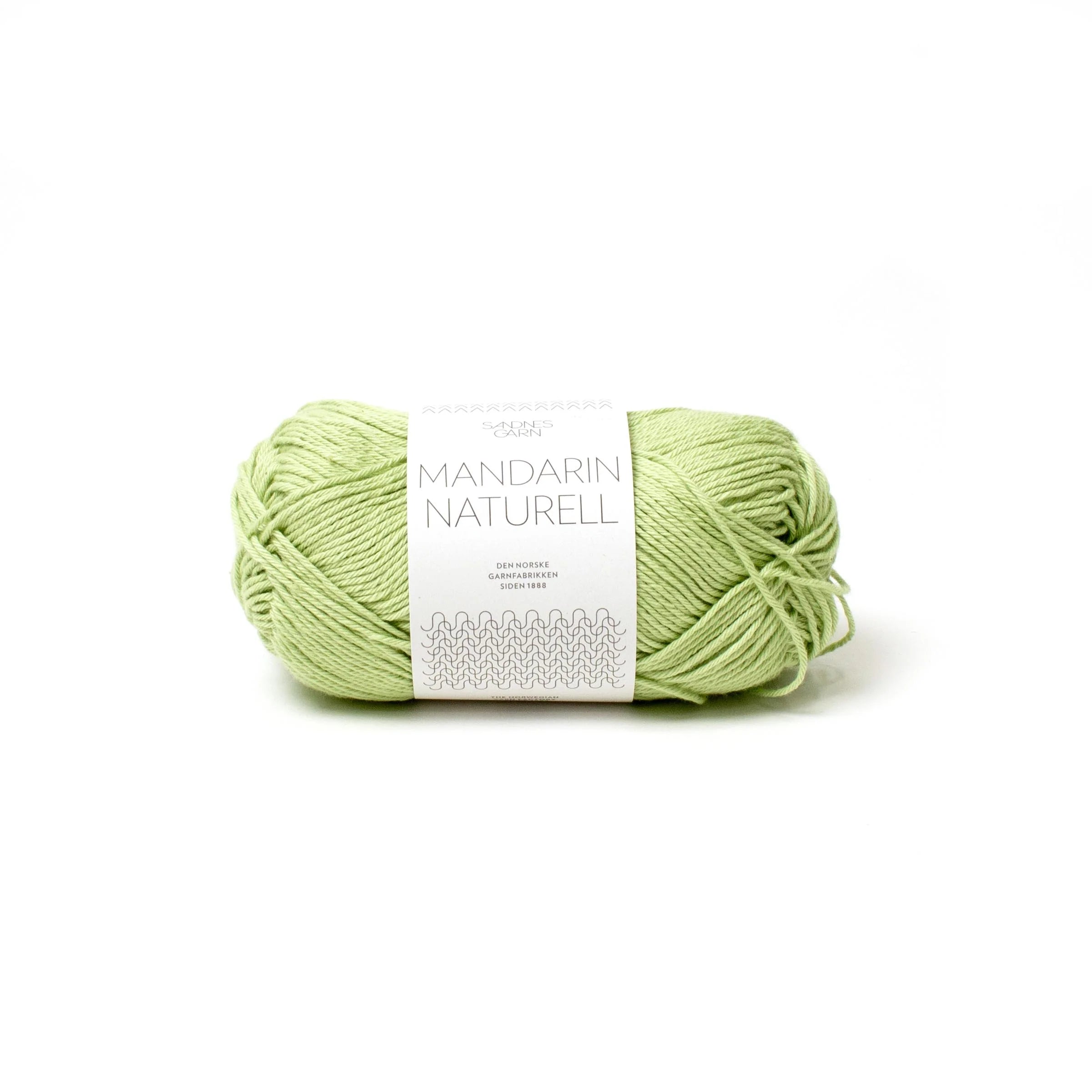 Sandes Garn - Mandarin Naturell - 9523 Lime Punch