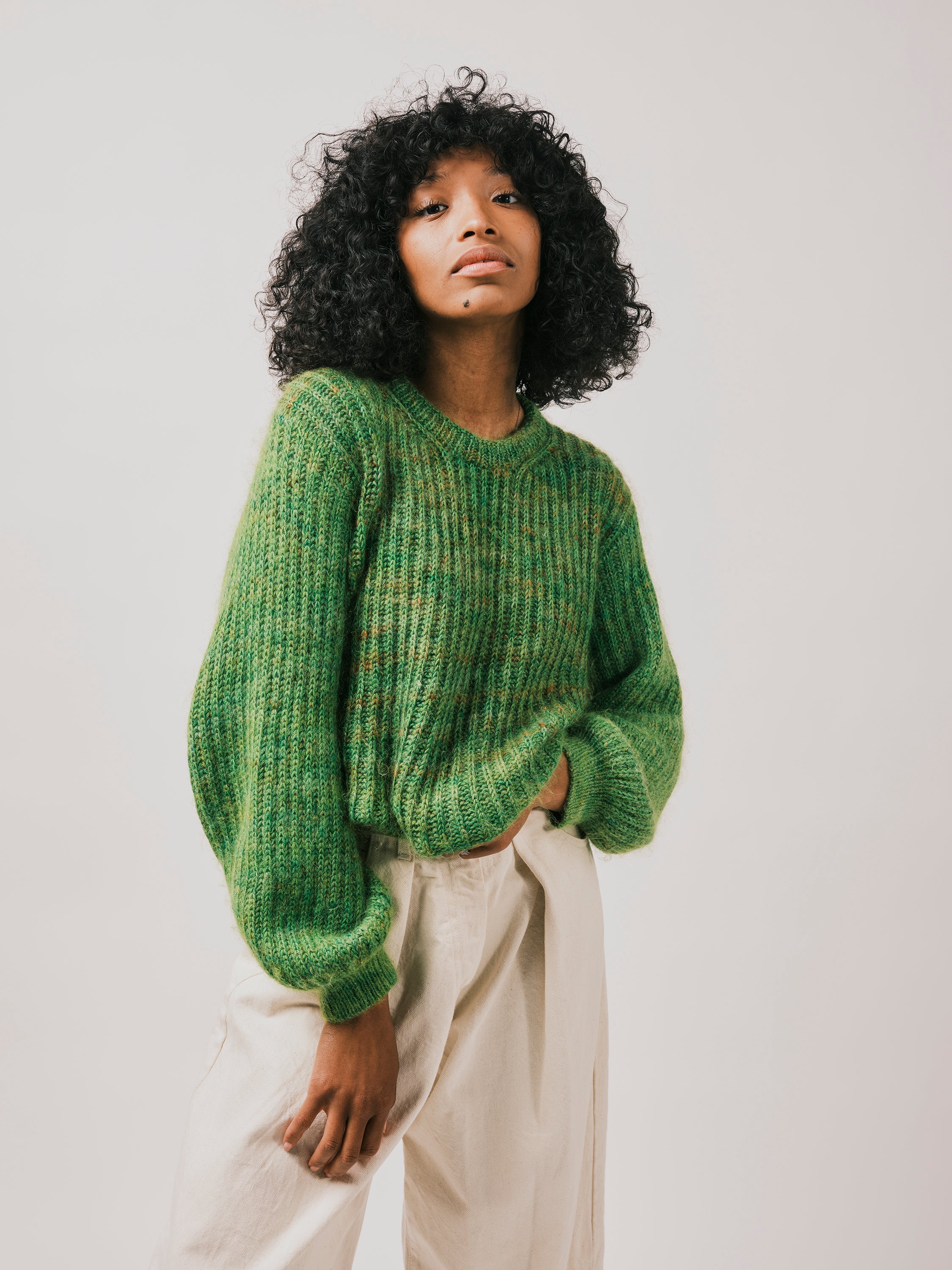 Brioche Bubble Crew Pattern - Main Image